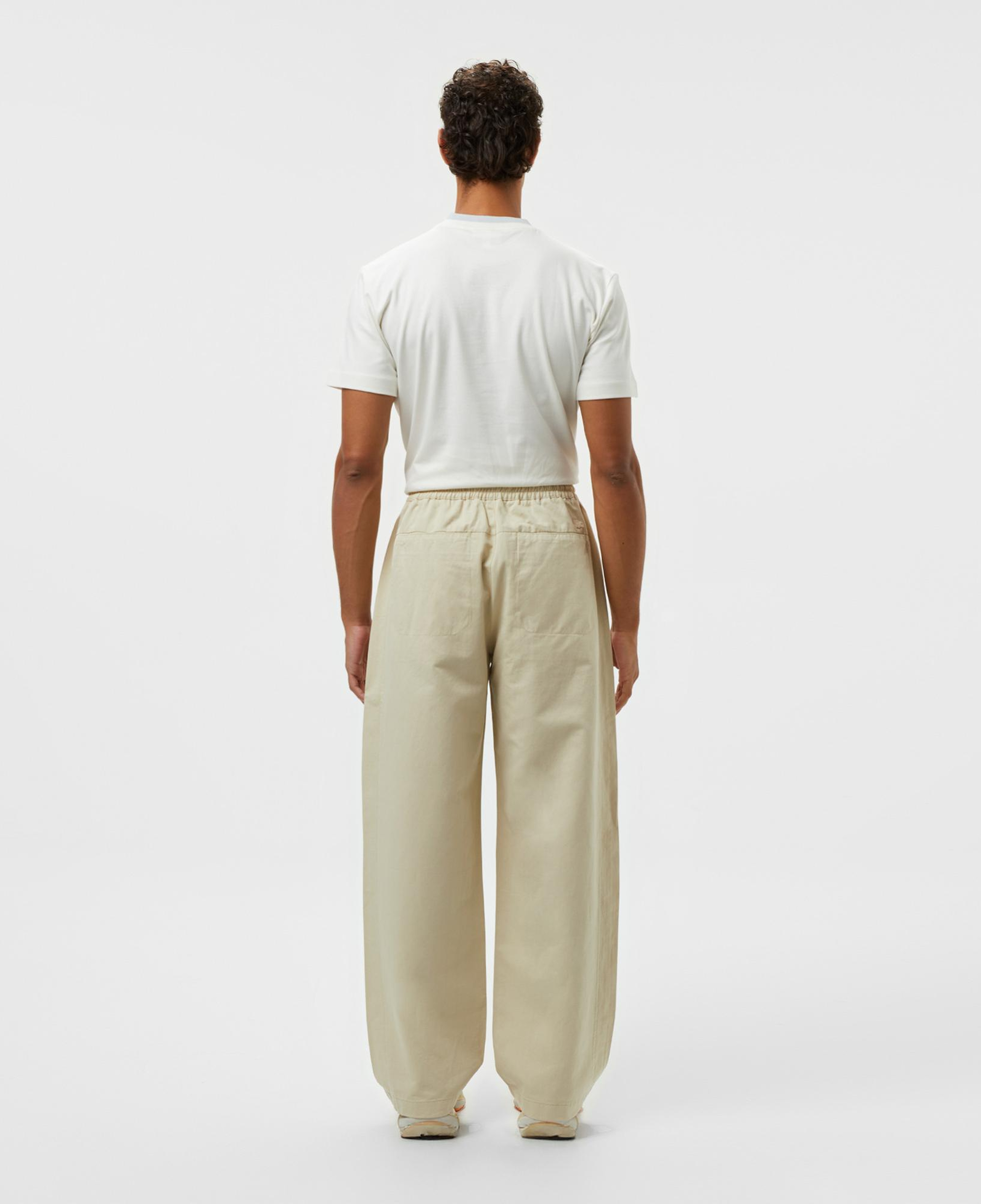 Erkek Relaxed Fit Bej Pantolon