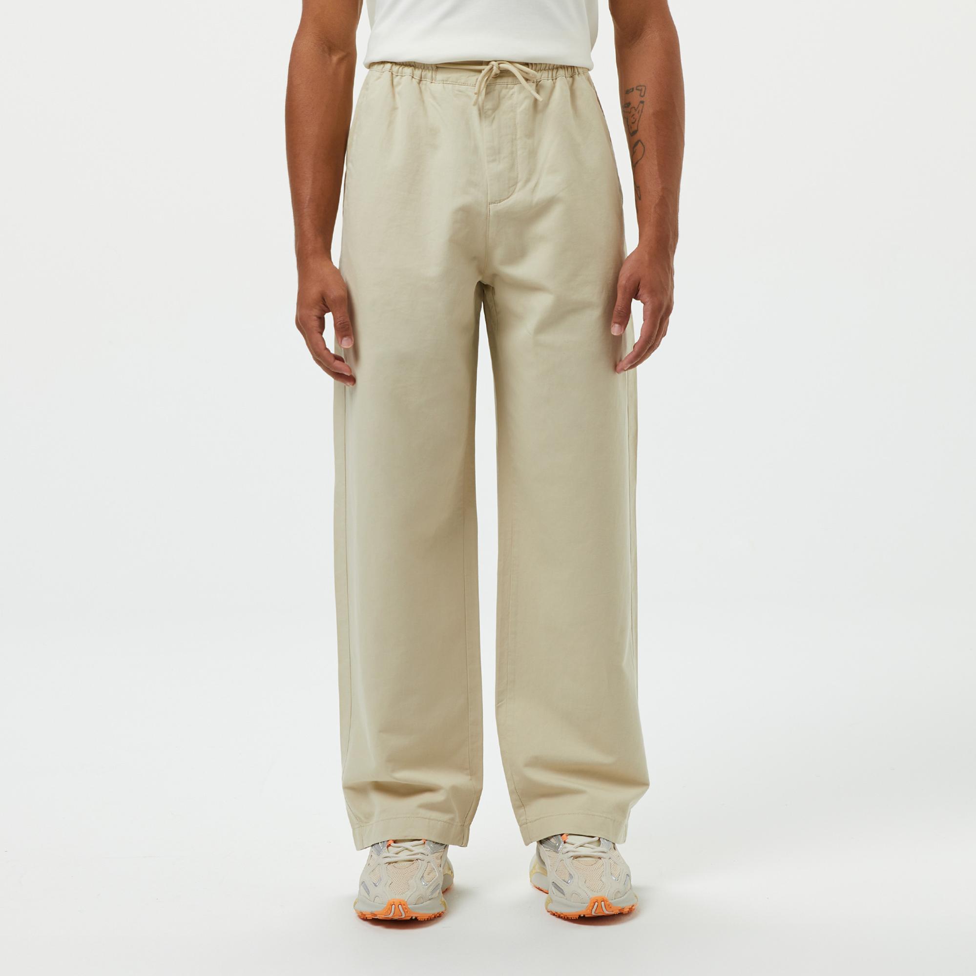 Erkek Relaxed Fit Bej Pantolon