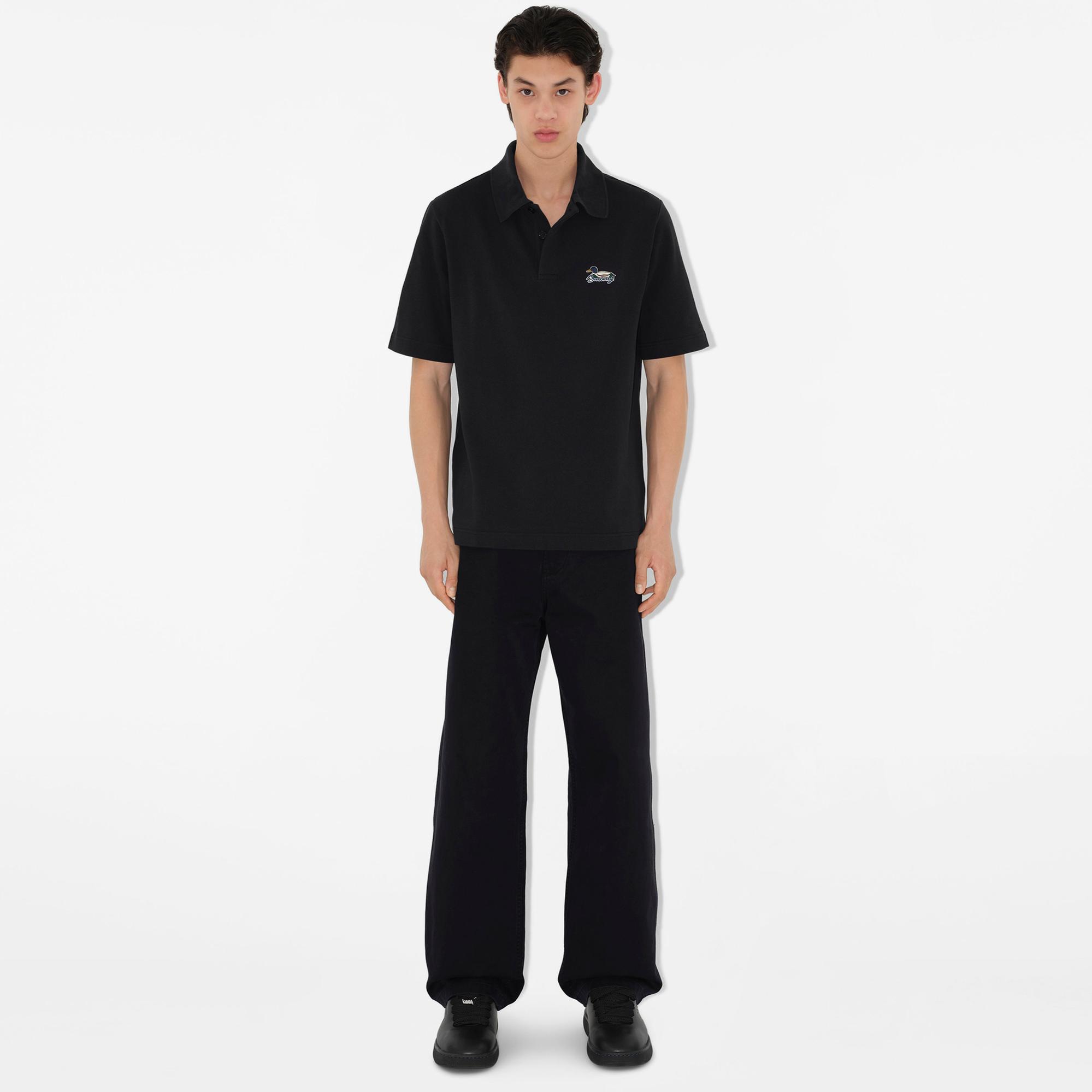 Burberry Erkek Siyah Polo