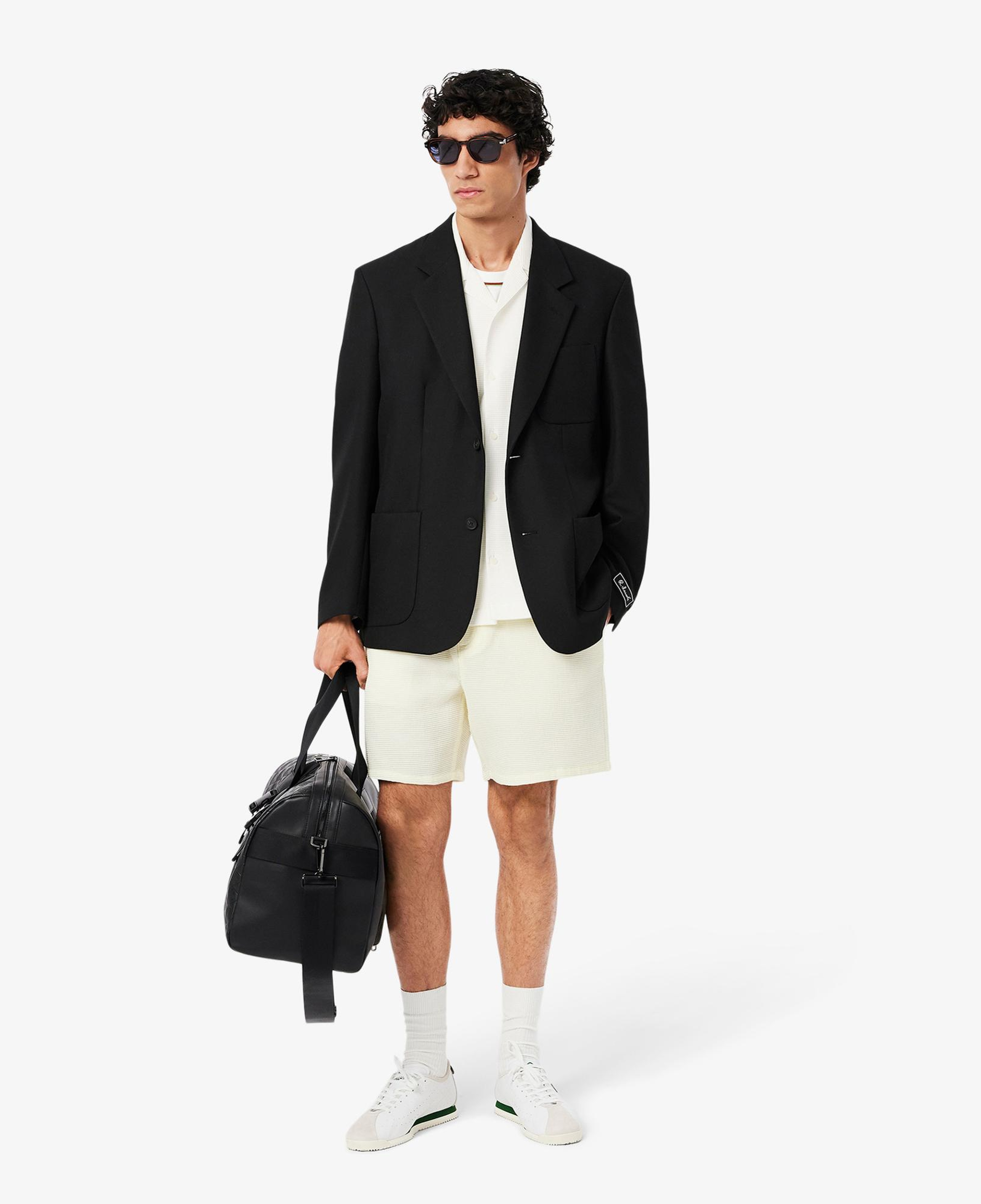 Lacoste Relaxed Fit Erkek Beyaz Kısa Kollu Gömlek