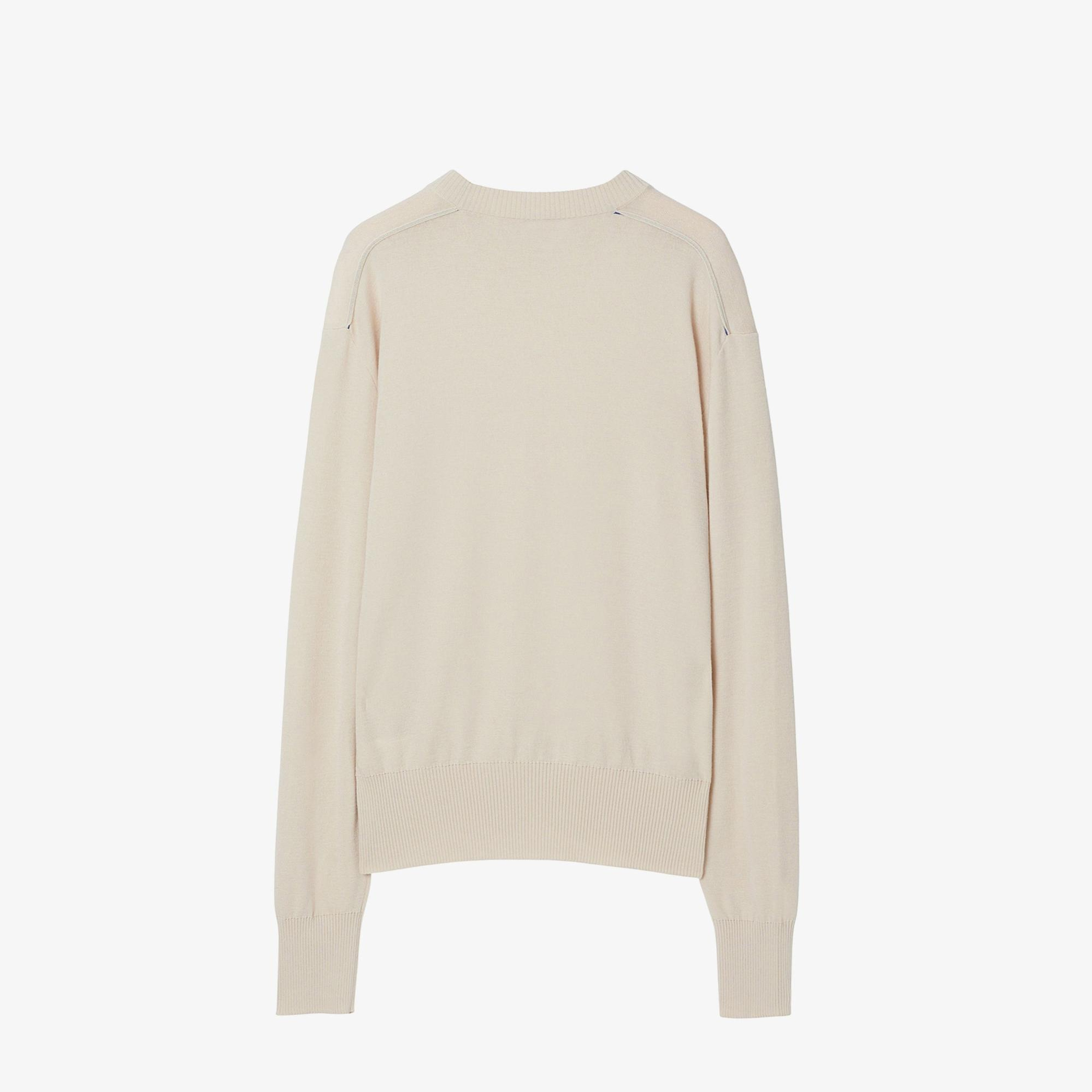 Burberry Erkek Bej Triko