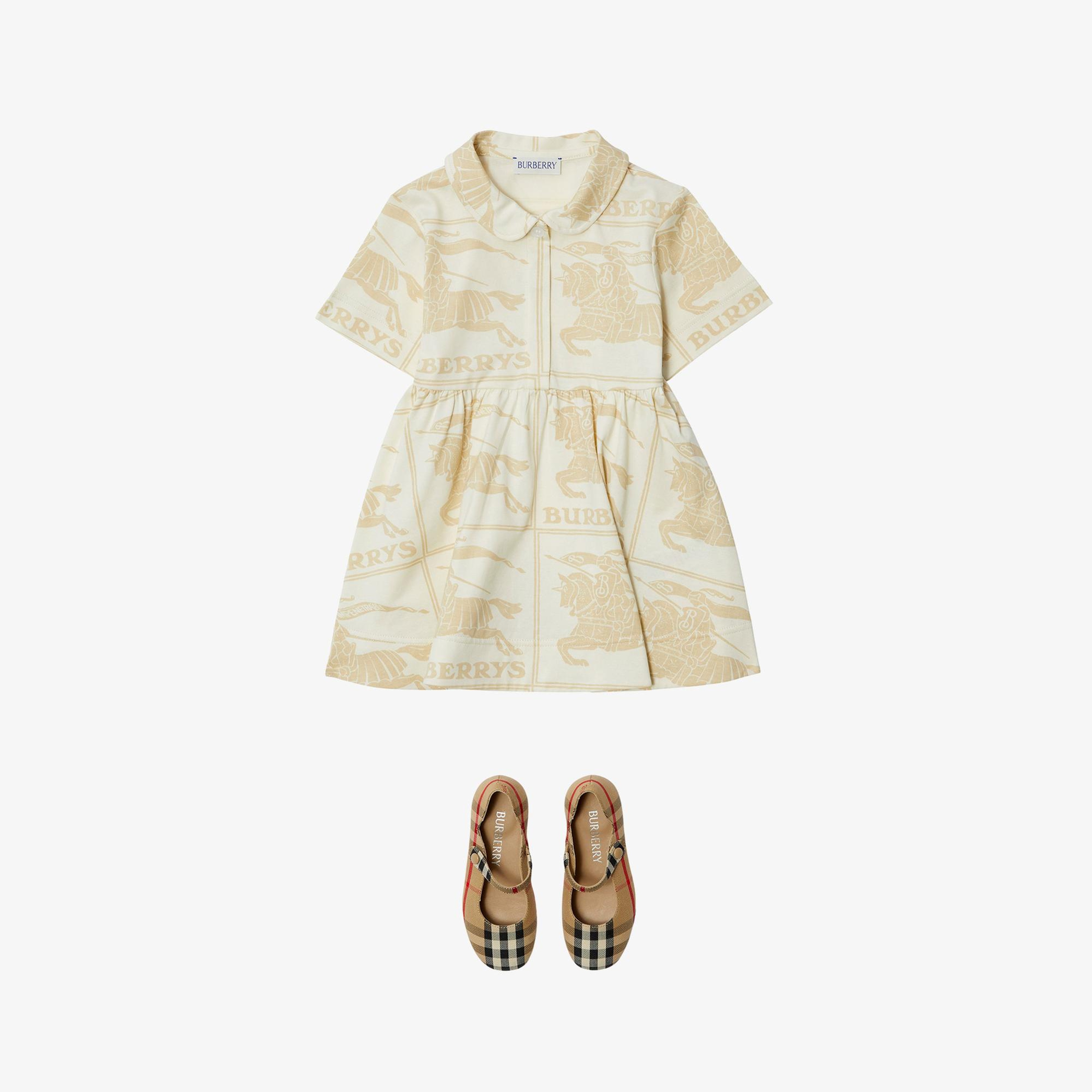 Burberry Çocuk Krem Elbise