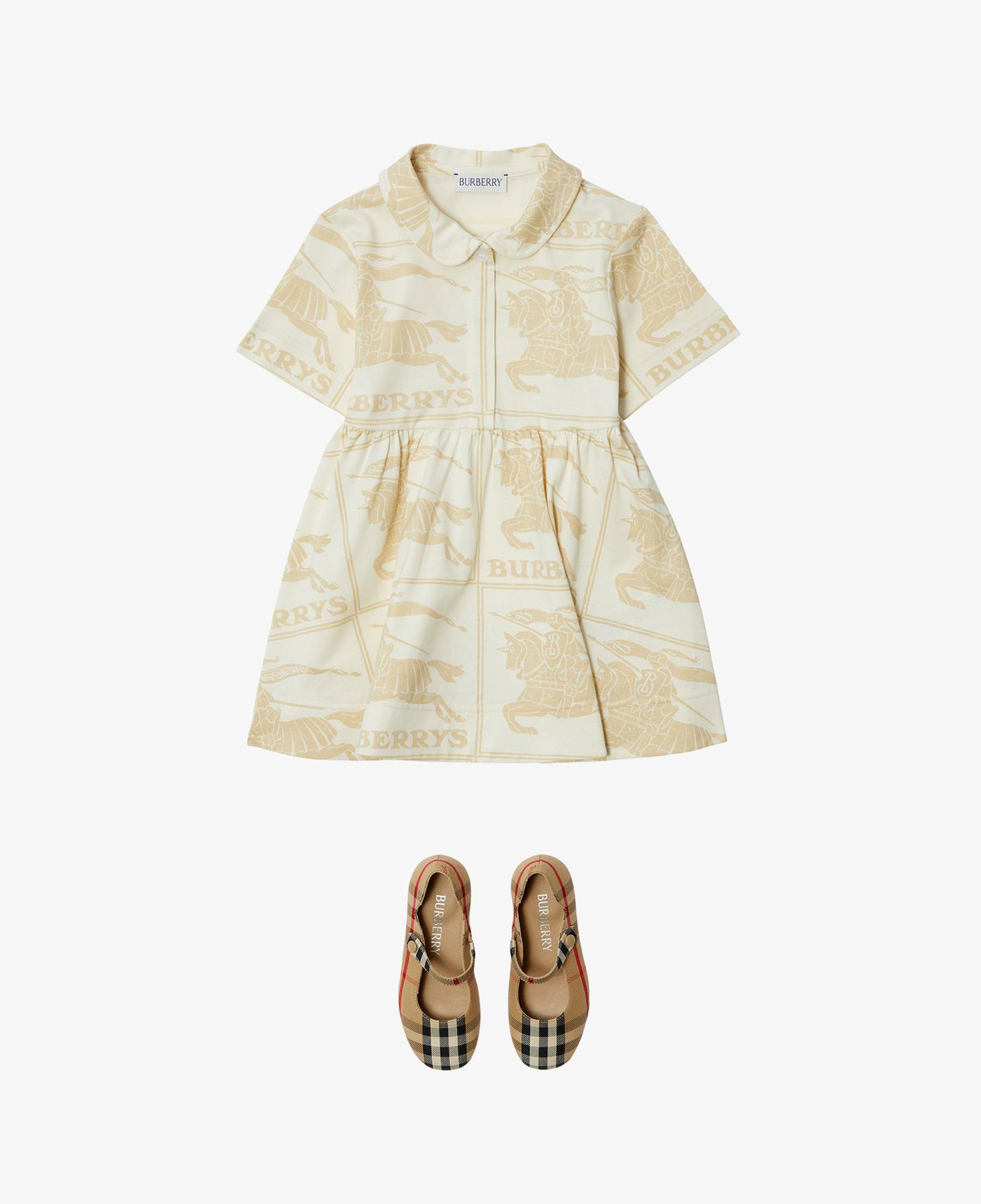 Burberry Çocuk Krem Elbise