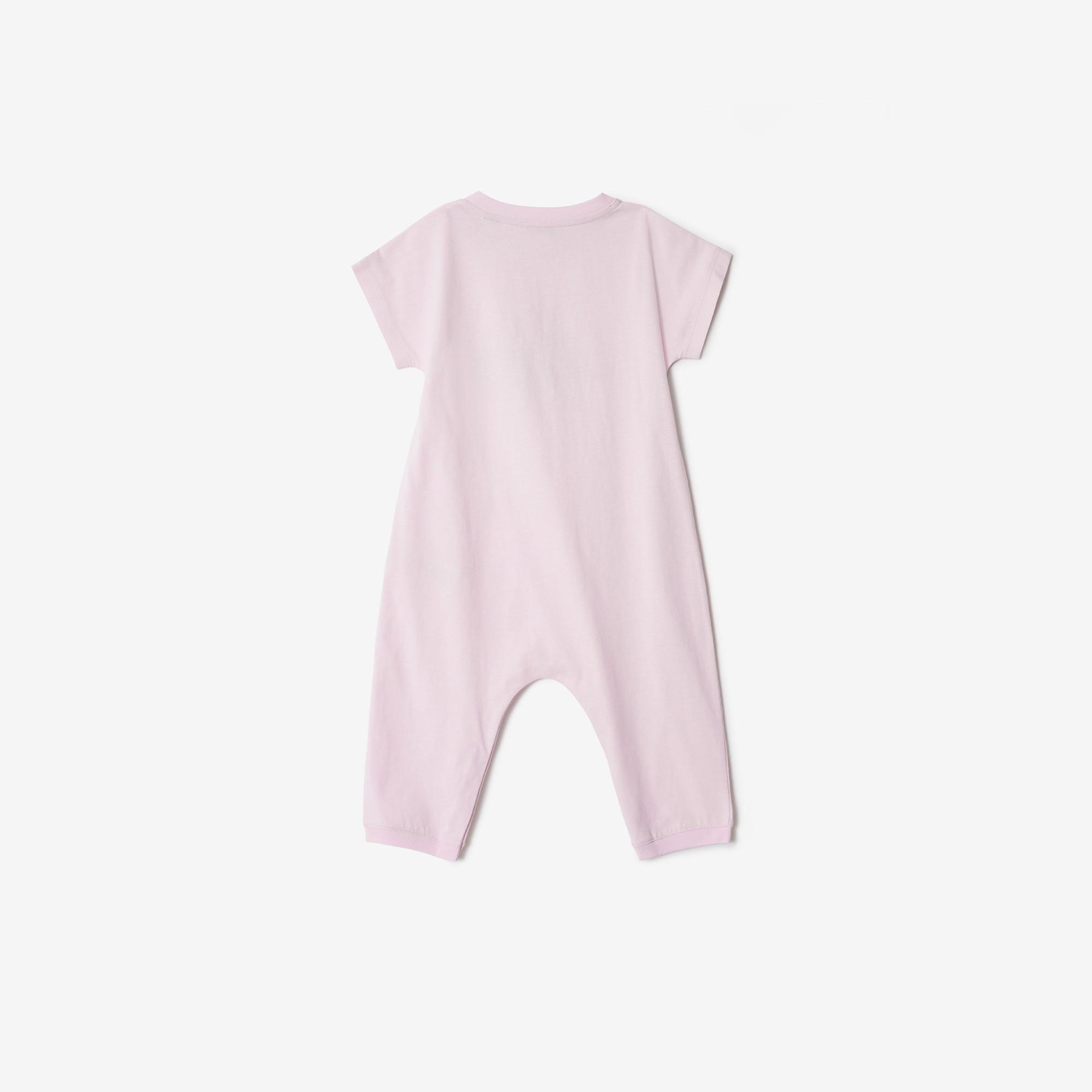 Burberry Jensen Ladybug Cotton Playsuit Çocuk Pembe Tulum