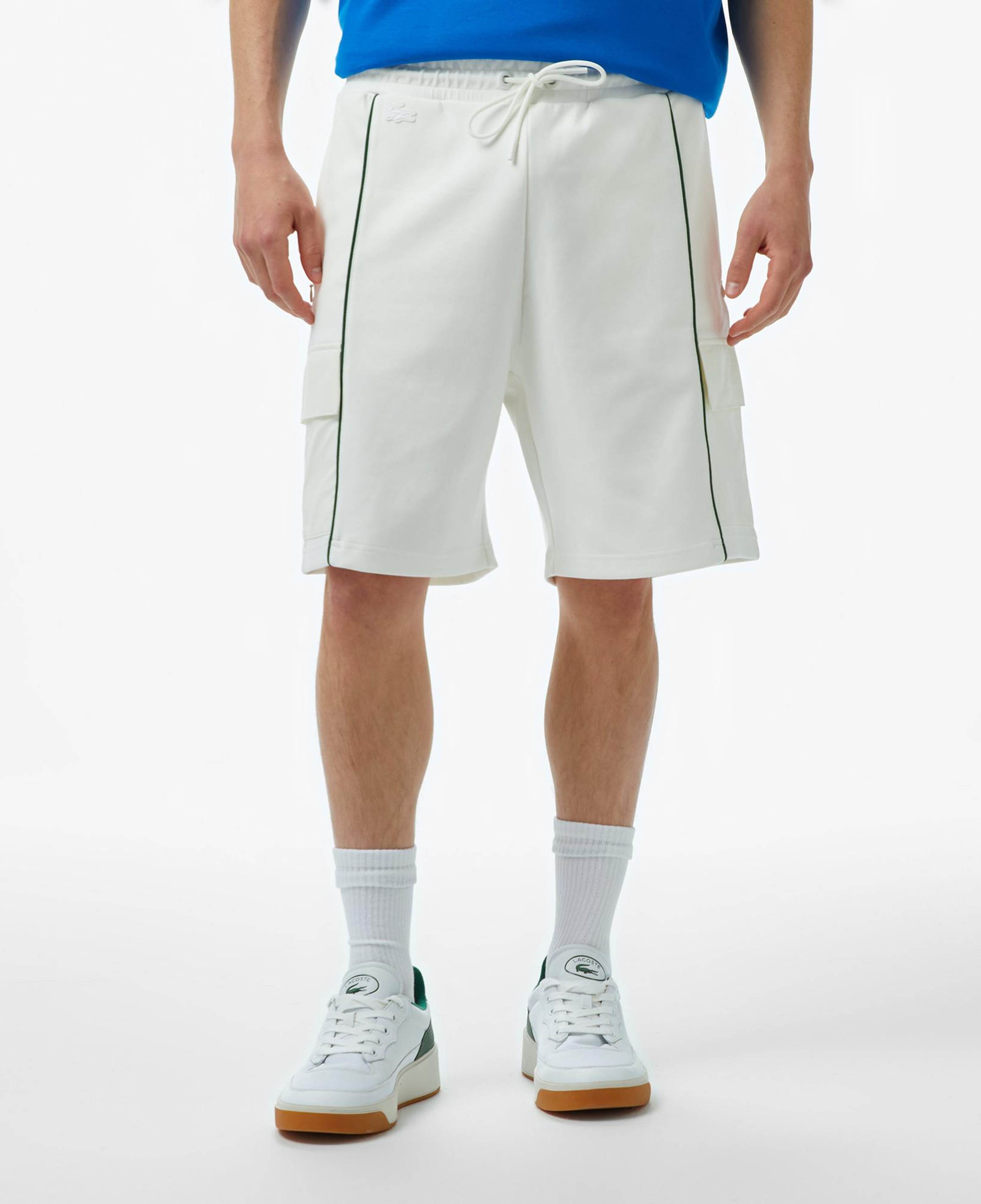 Lacoste House of SuperStep x Lacoste Erkek Beyaz Şort