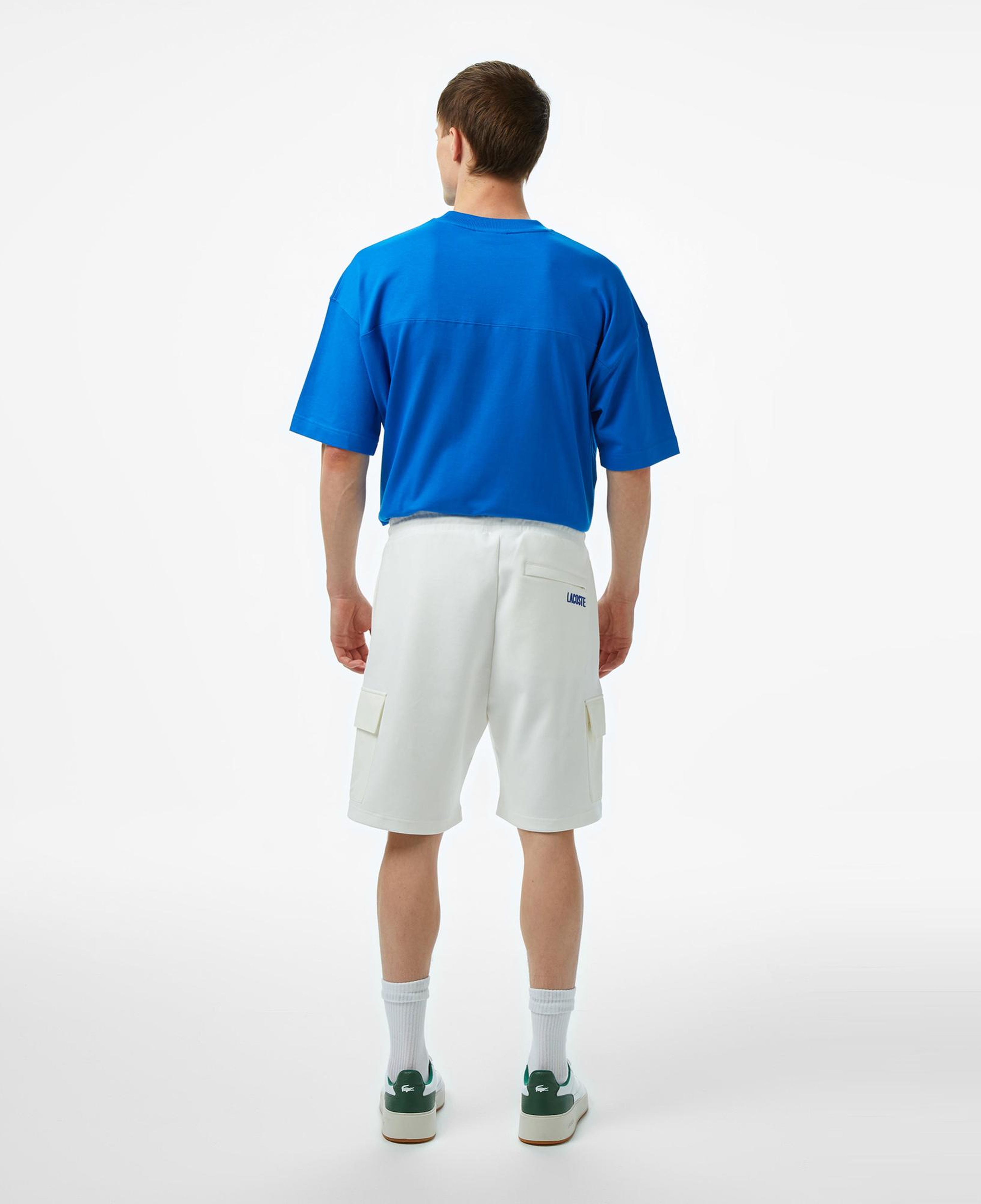 Lacoste House of SuperStep x Lacoste Erkek Beyaz Şort