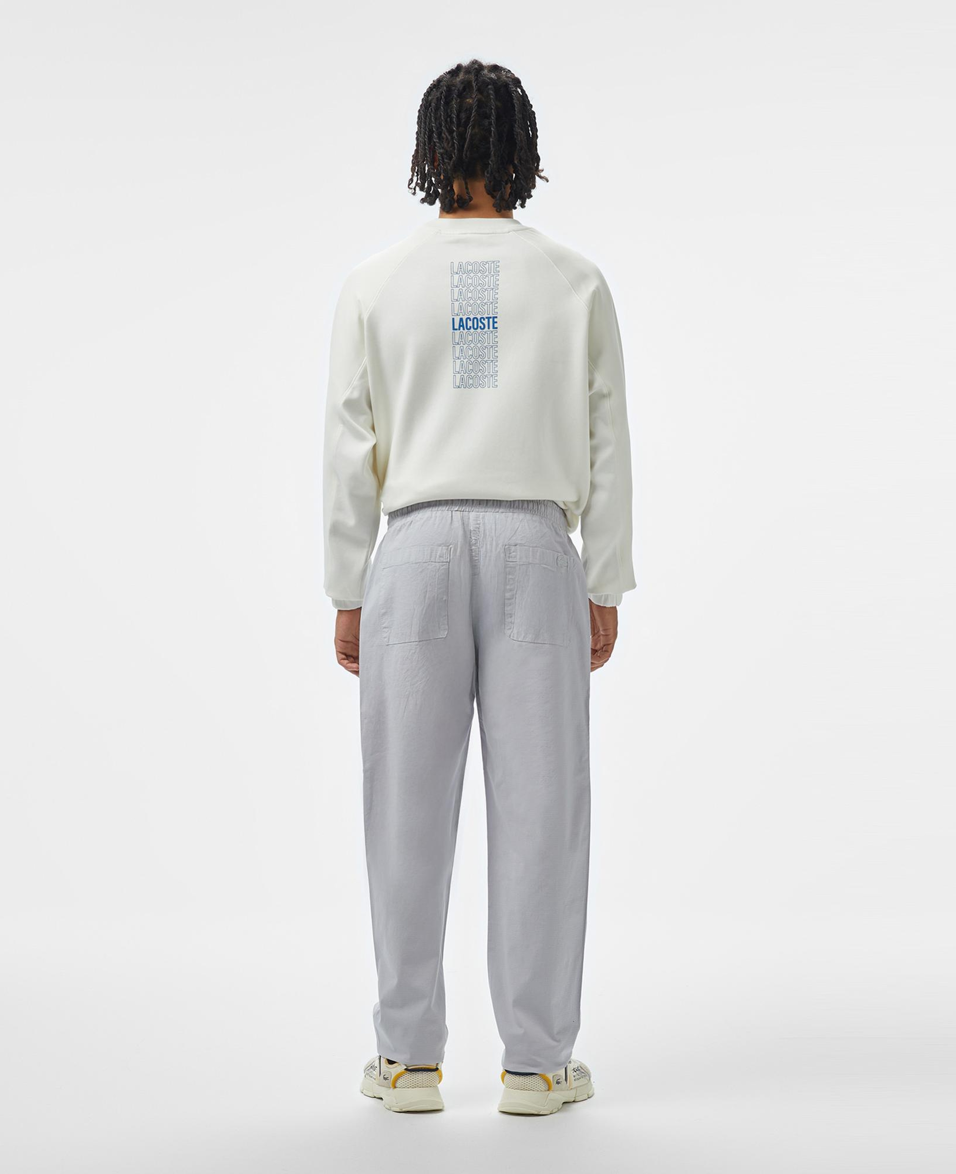 Lacoste House of SuperStep x Lacoste Erkek Gri Pantolon