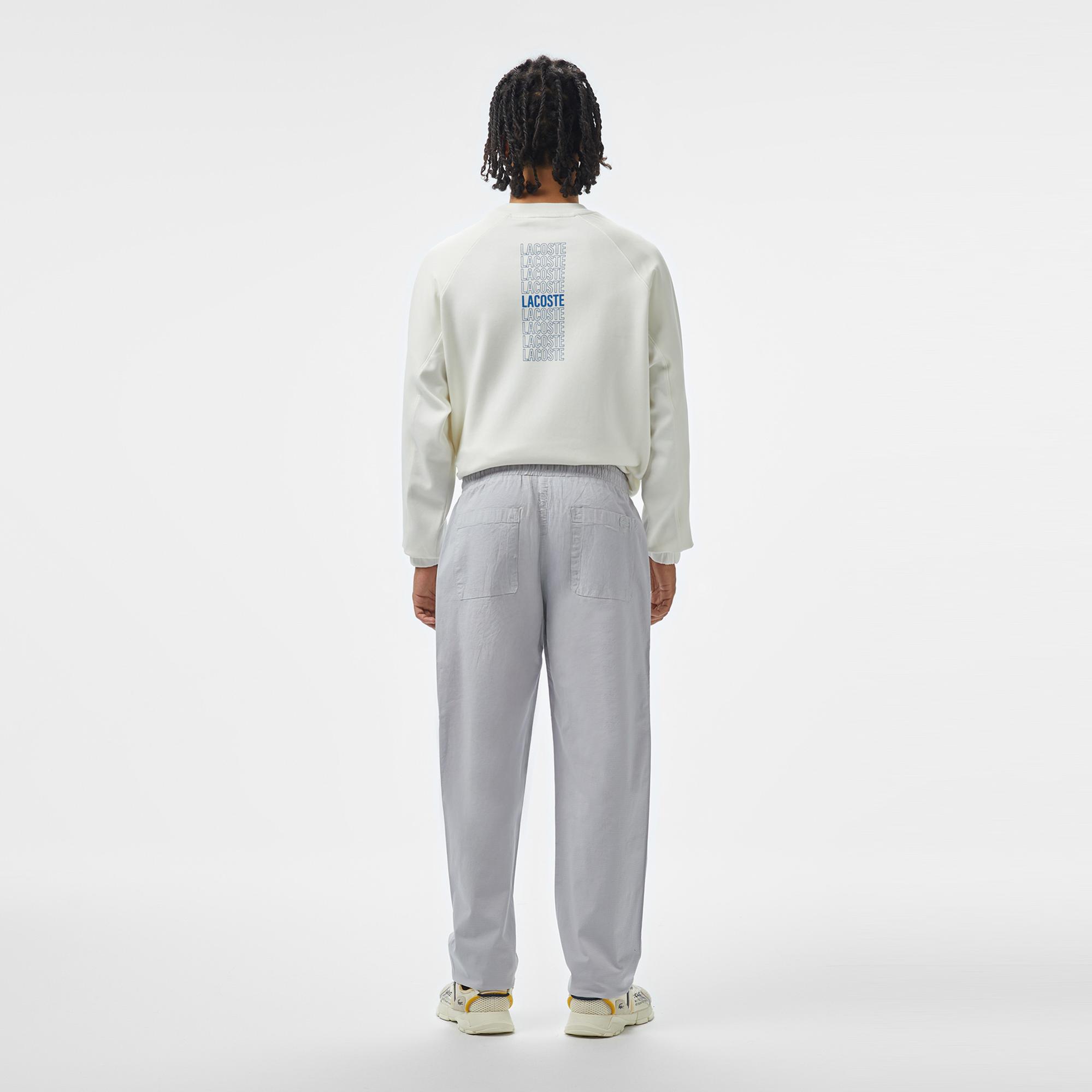 Lacoste House of SuperStep x Lacoste Erkek Gri Pantolon