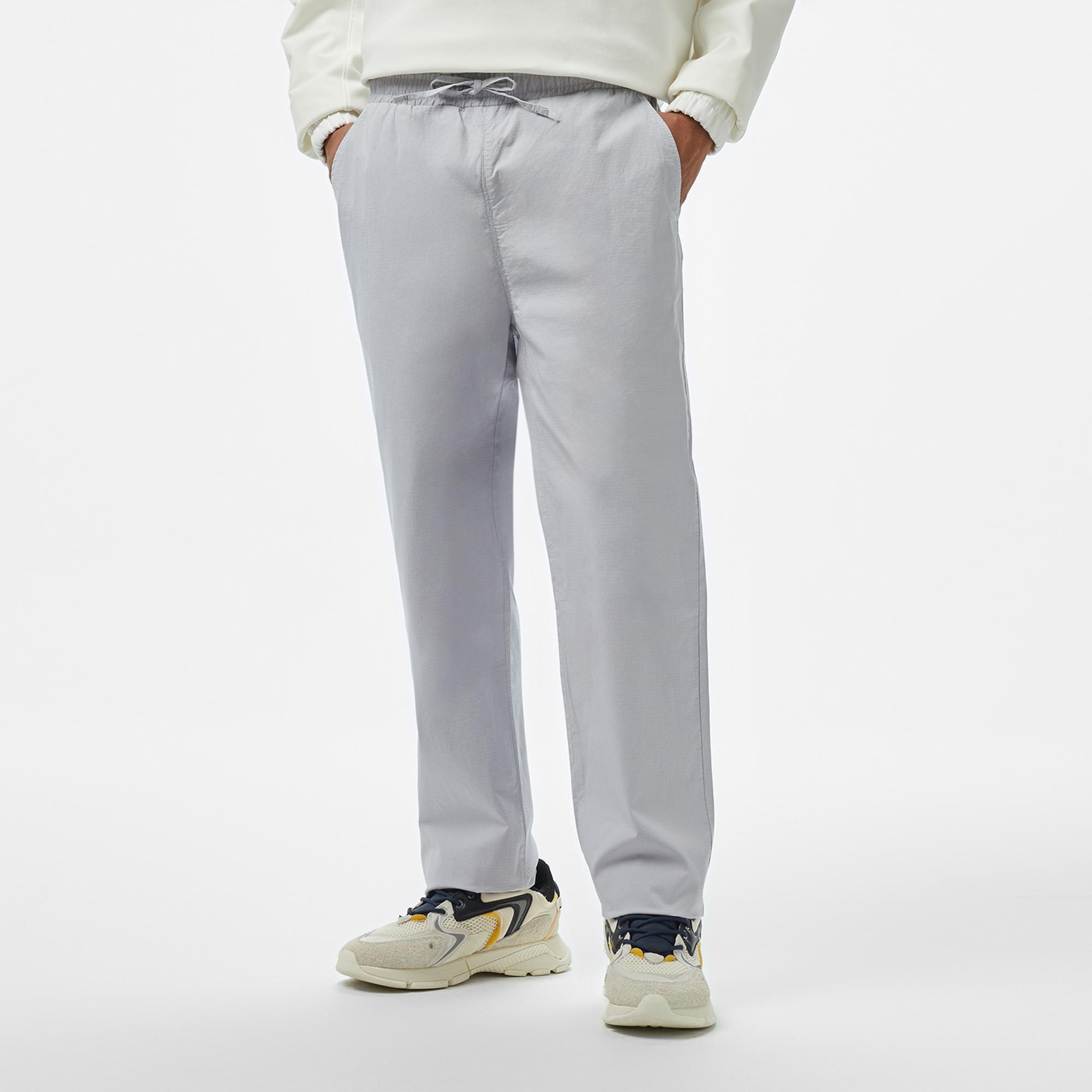 Lacoste House of SuperStep x Lacoste Erkek Gri Pantolon