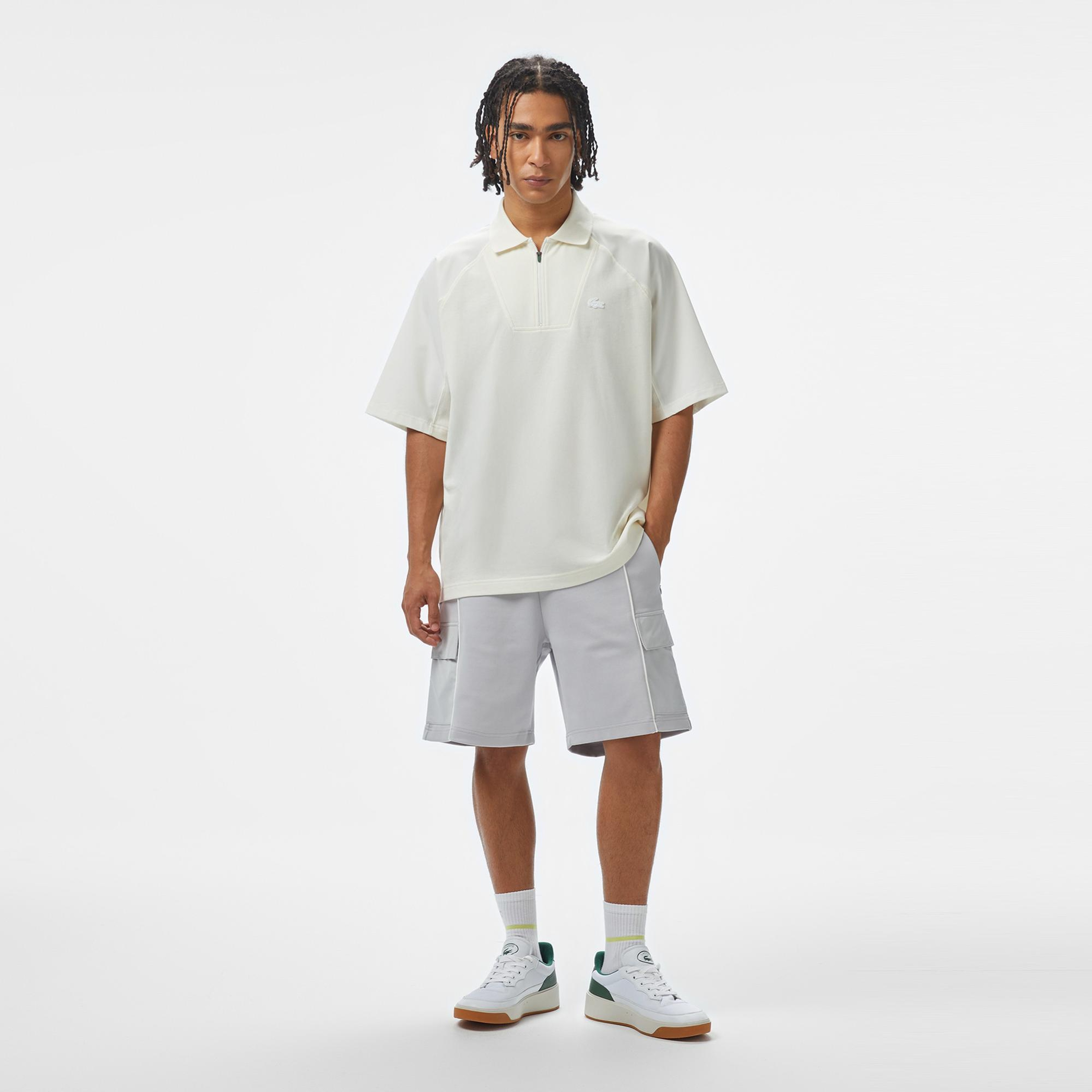 Lacoste House of SuperStep x Lacoste Erkek Beyaz Polo