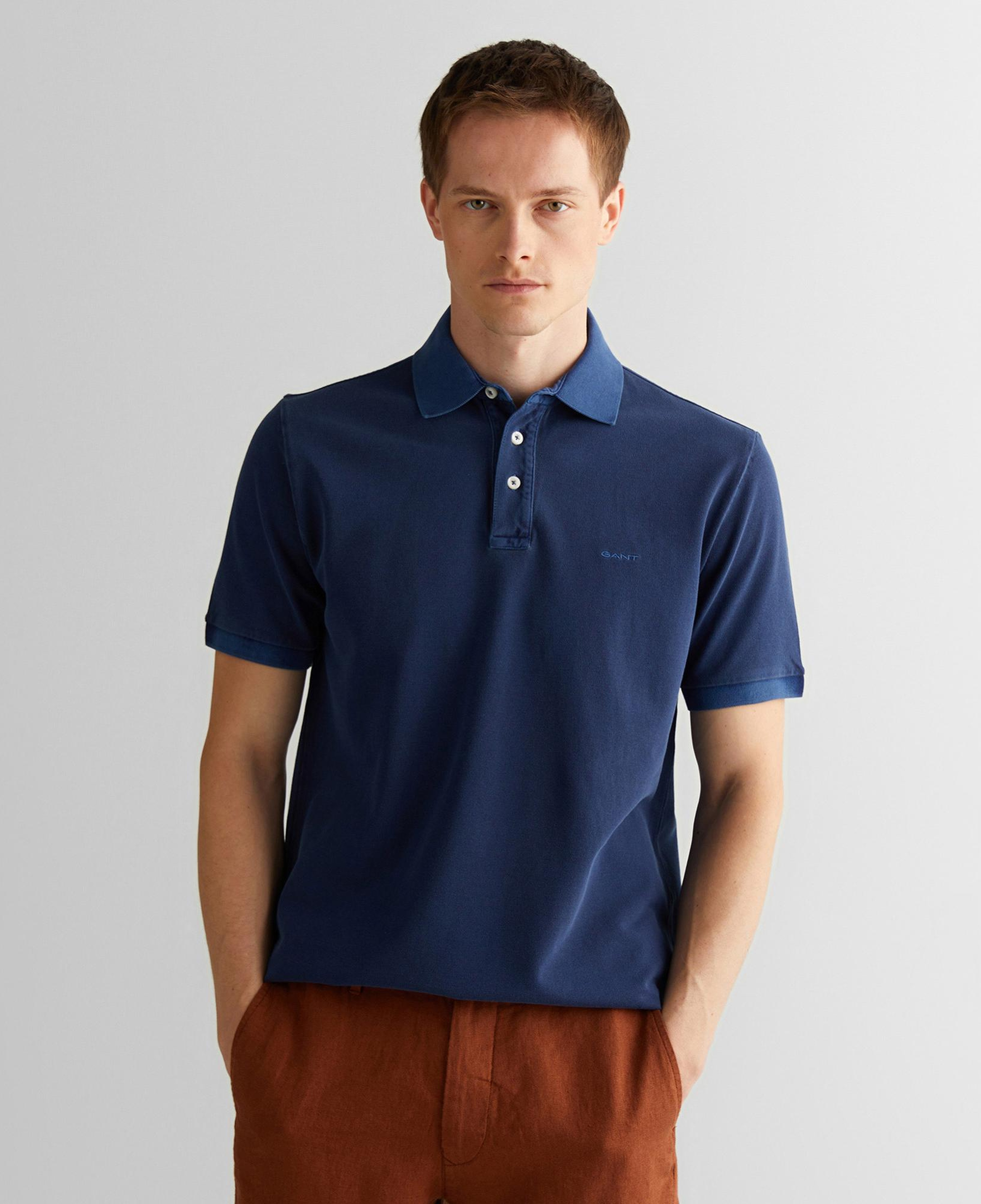 Gant Erkek Lacivert Regular Fit Polo