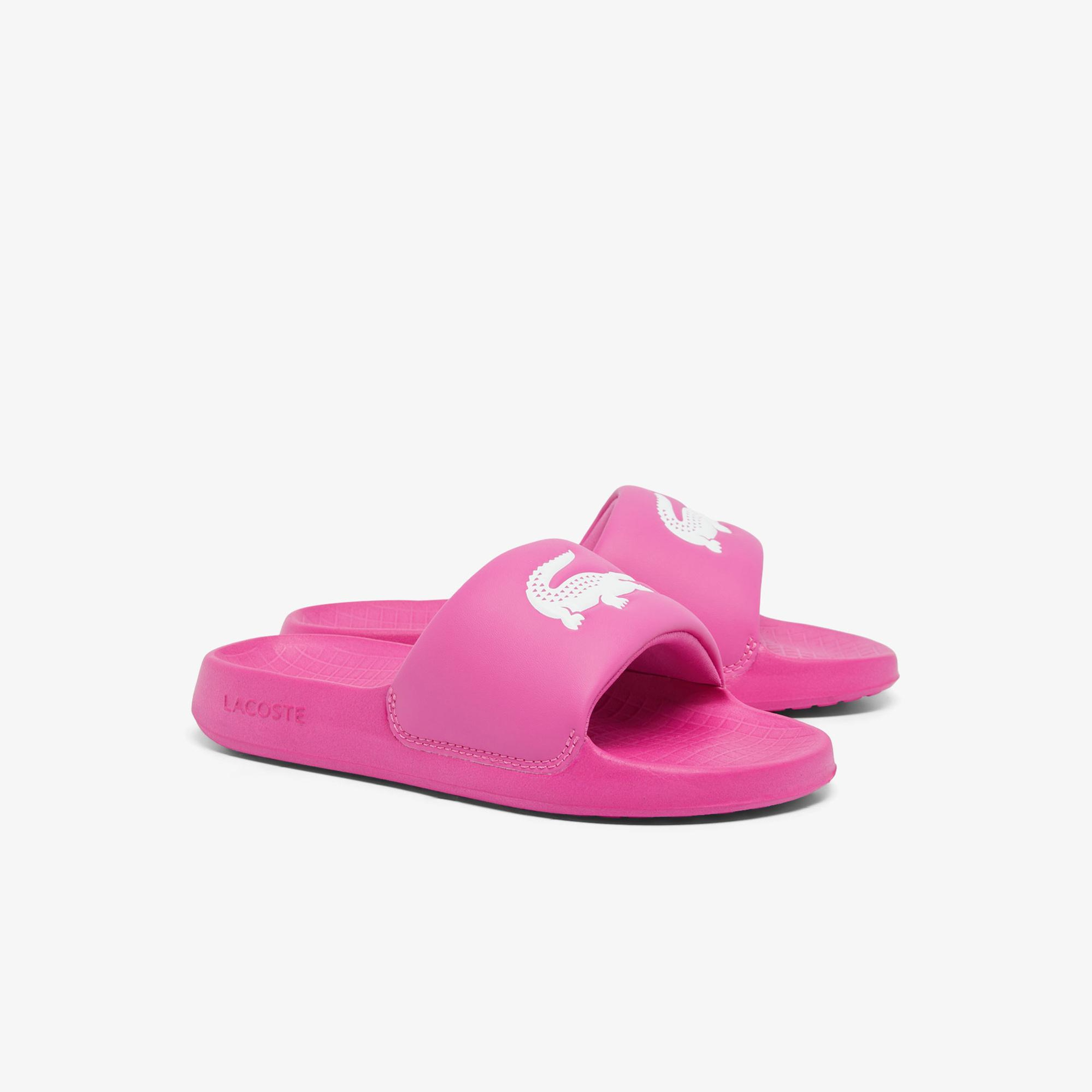 Lacoste Croco 1.0 Çocuk Pembe Terlik