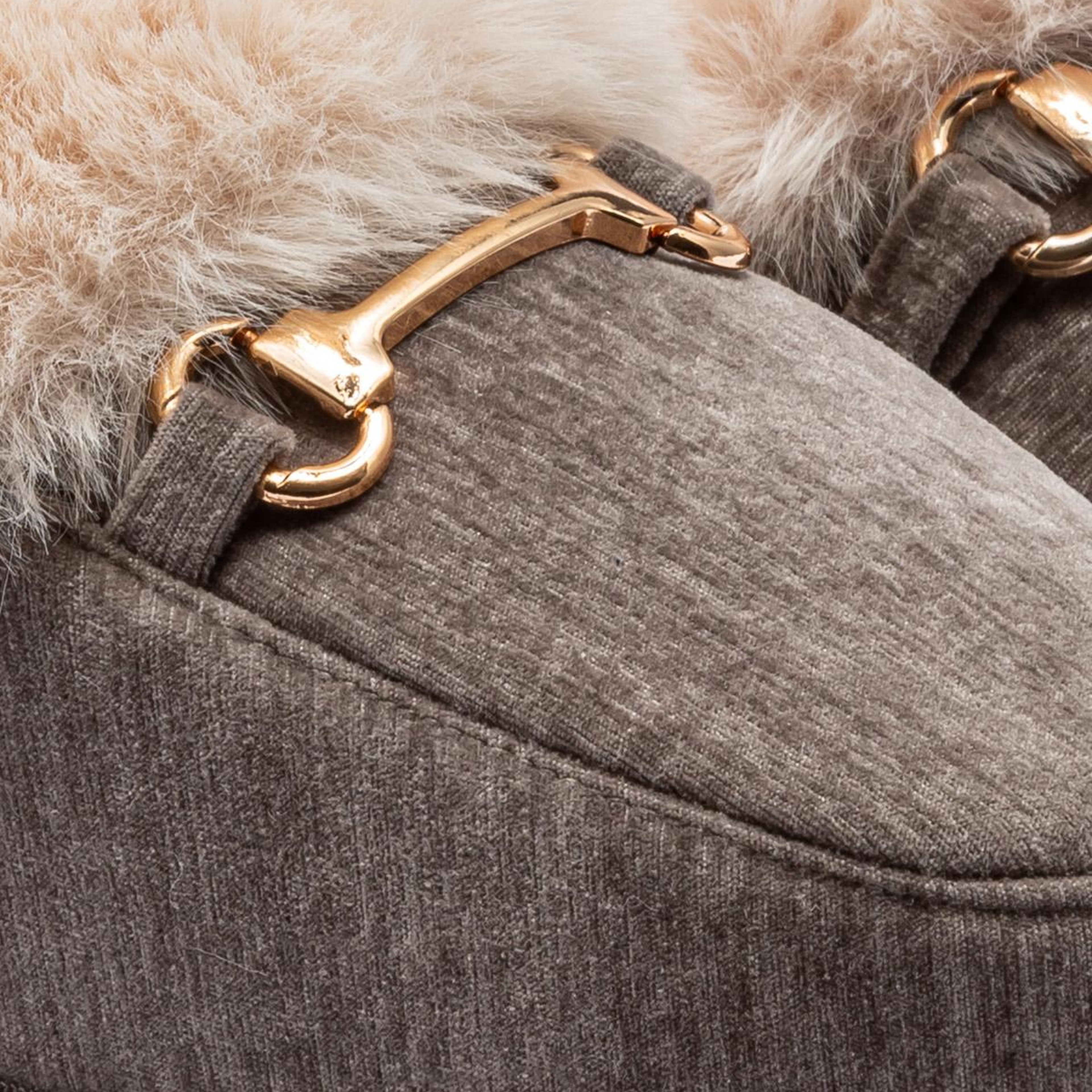 Maya Kadın Tokalı Ev Terliği Gri 37/41