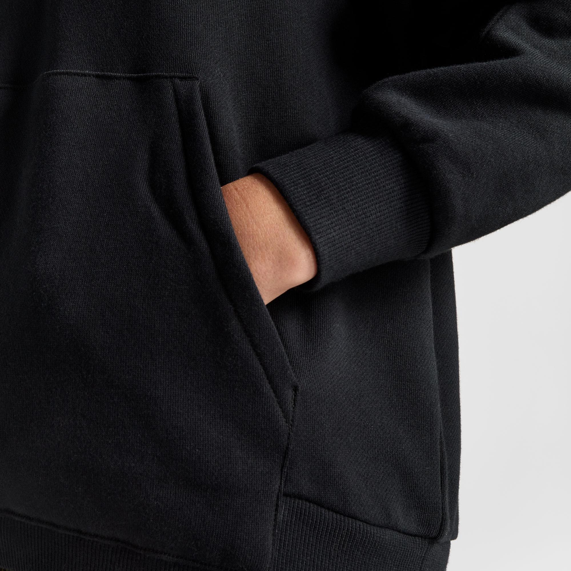 Converse Kadın Oversize Fit Siyah Hoodie