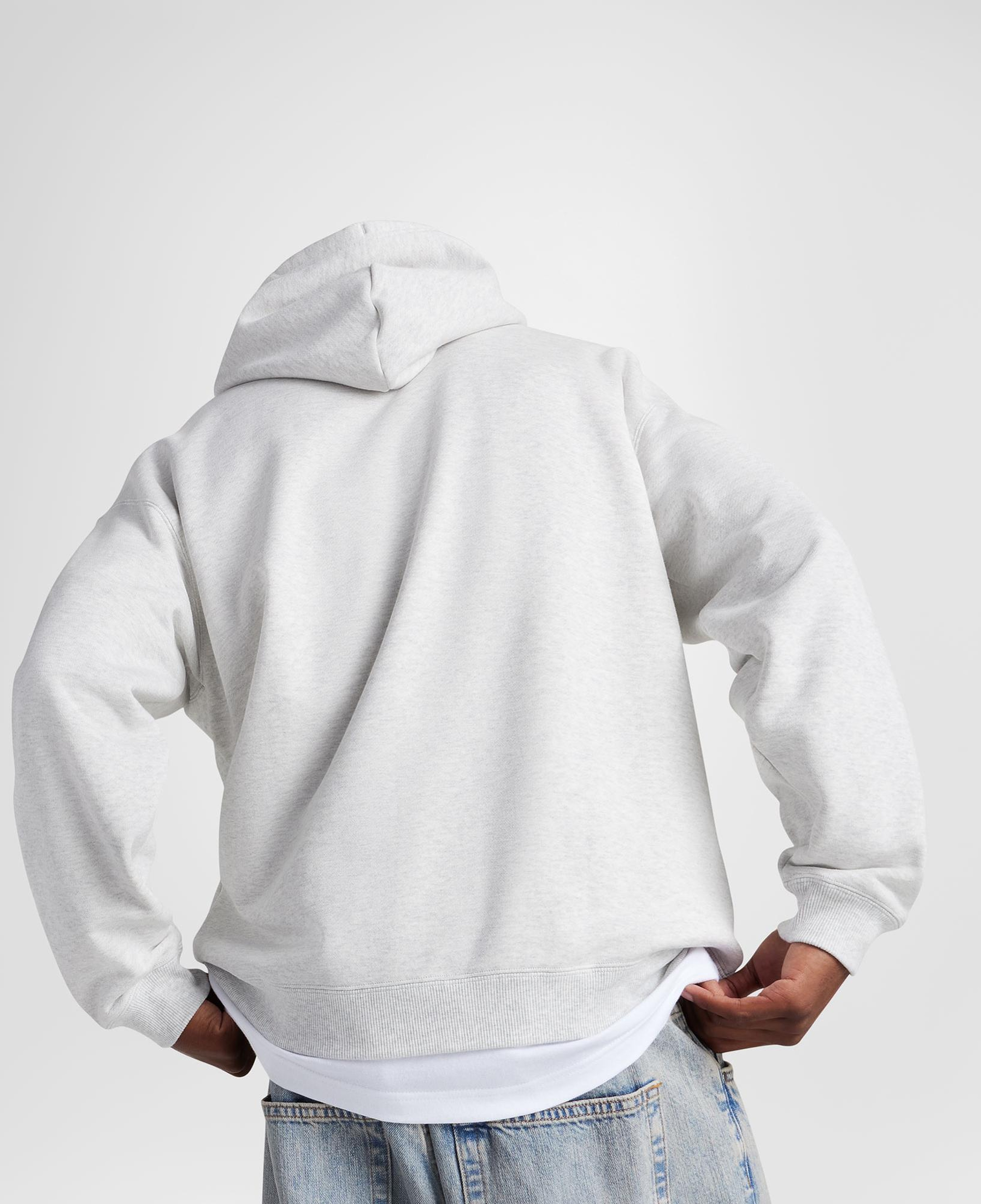 Converse Erkek Fermuarlı Gri Hoodie