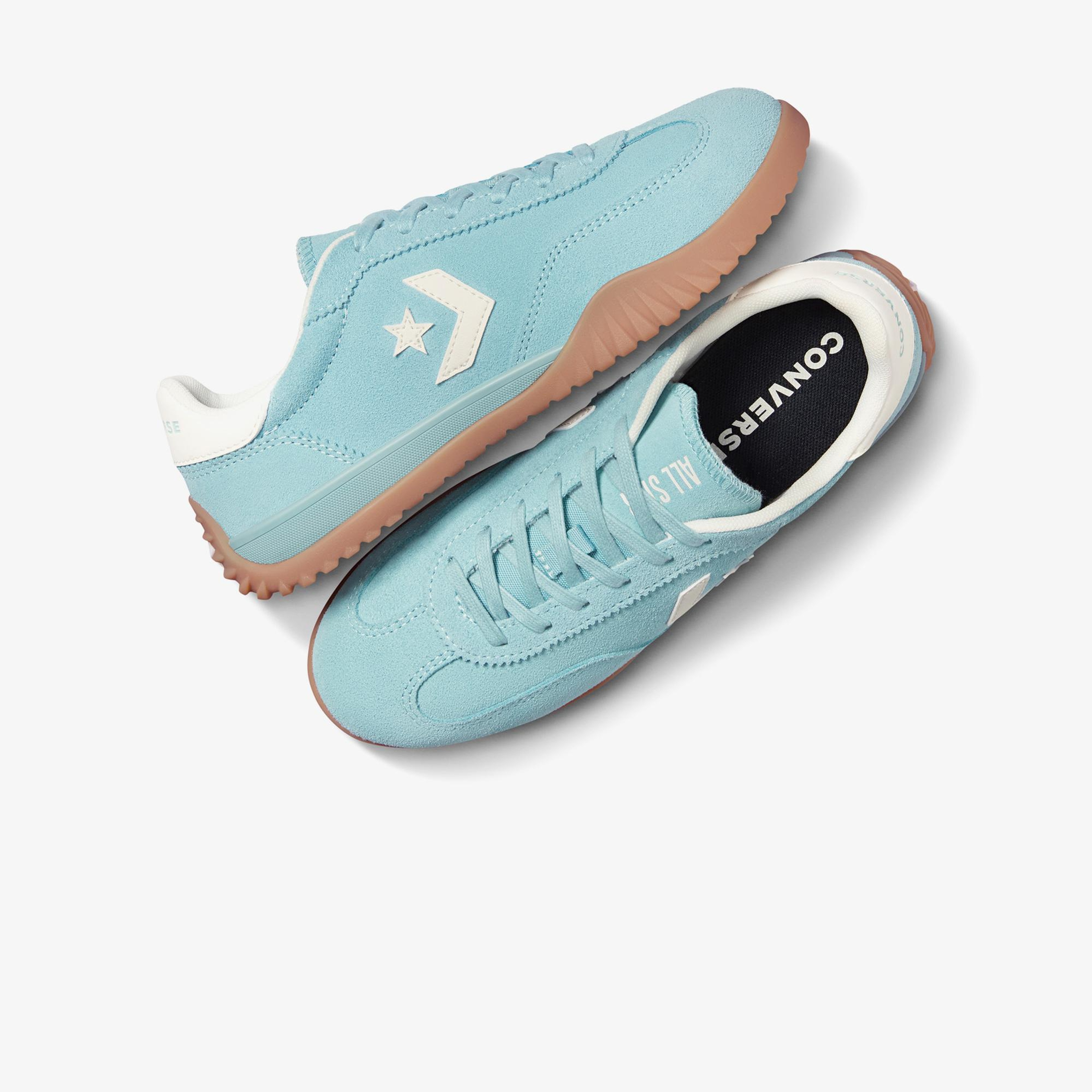 Converse Run Star Trainer Unisex Açık Mavi Süet Sneaker