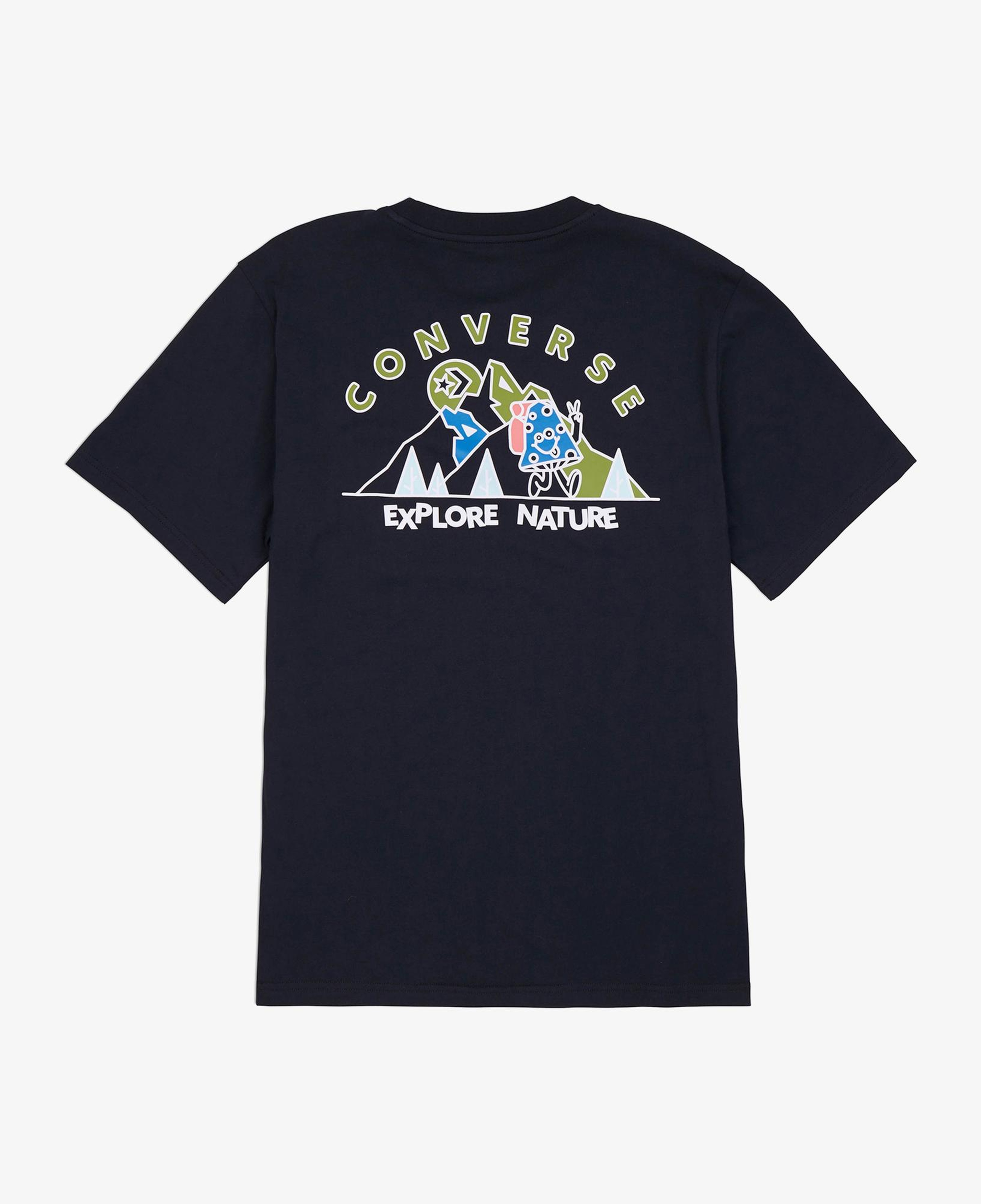 Converse Erkek Grafik Baskılı Lacivert T-Shirt