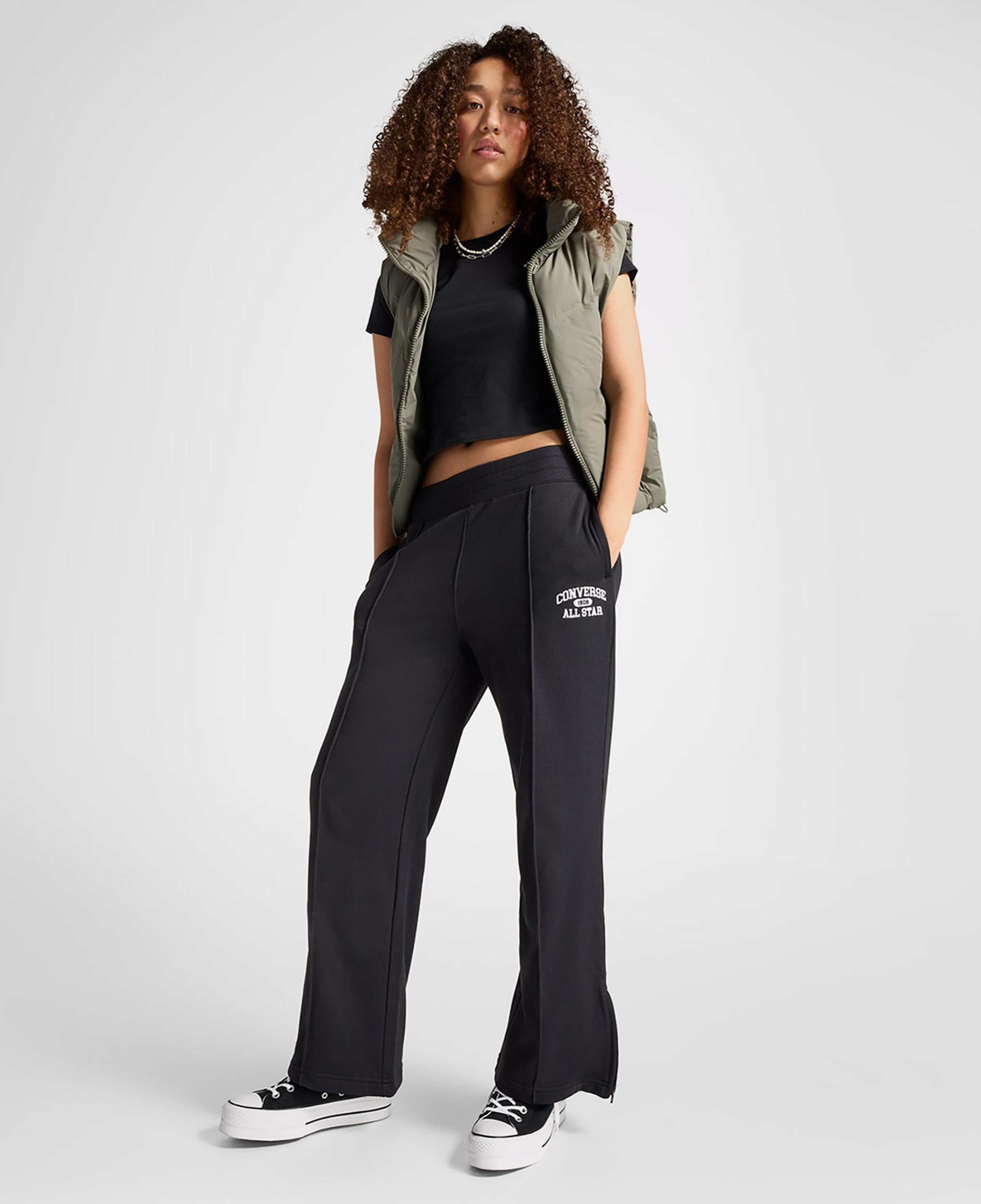 Converse Heritage Track Kadın Siyah Eşofman Altı