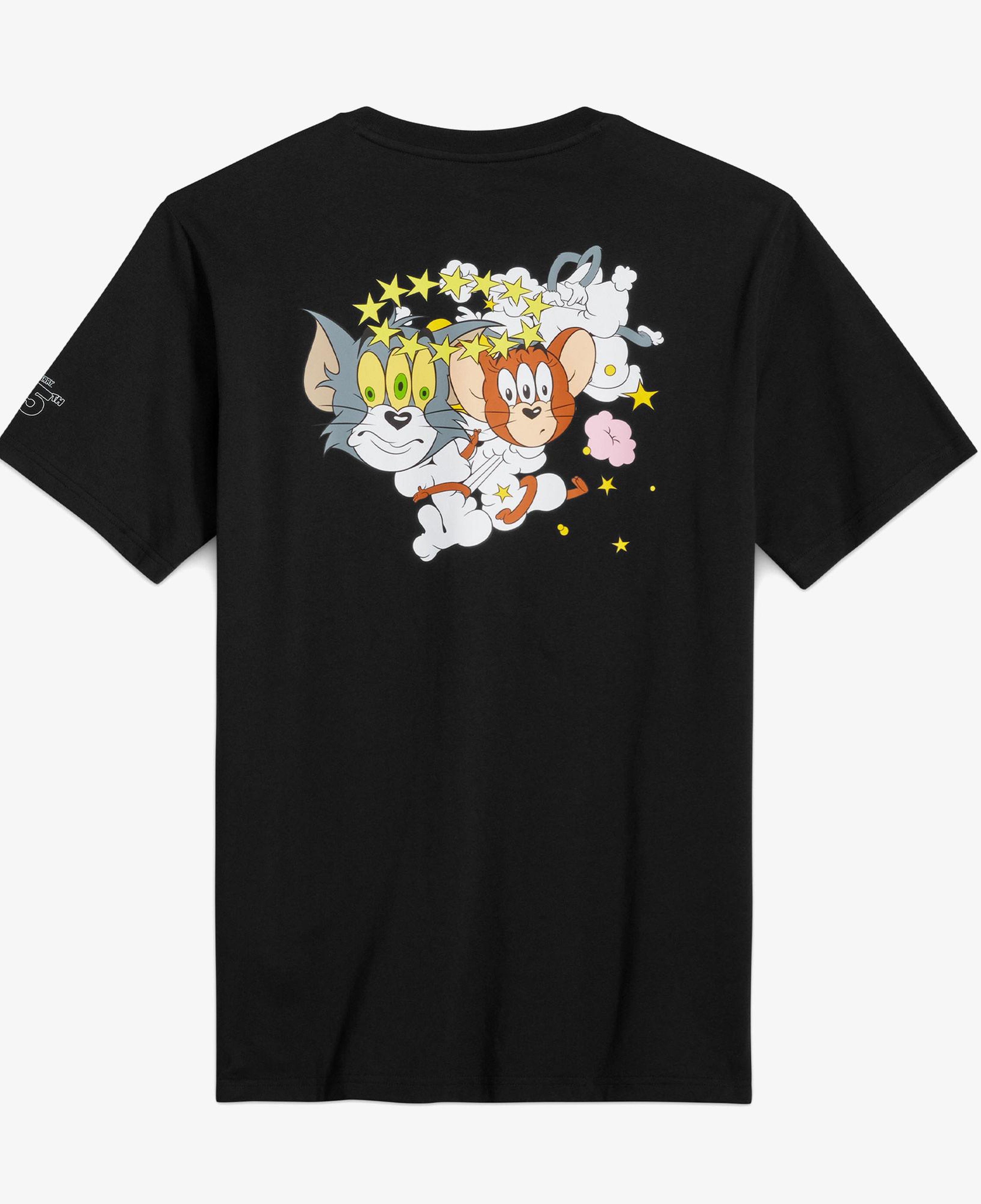 Converse X Tom & Jerry Unisex Siyah T-Shirt