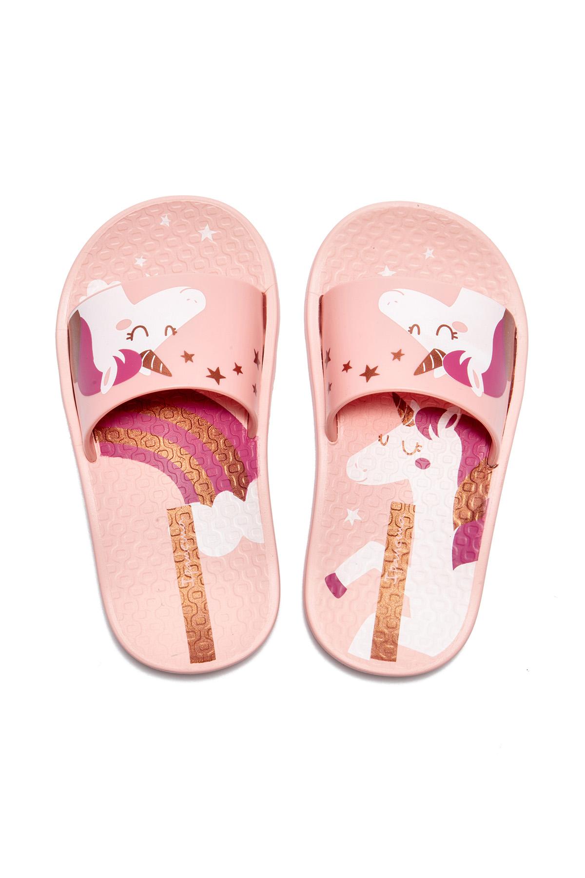 Urban V Slide Çocuk Terlik Pembe 25/32