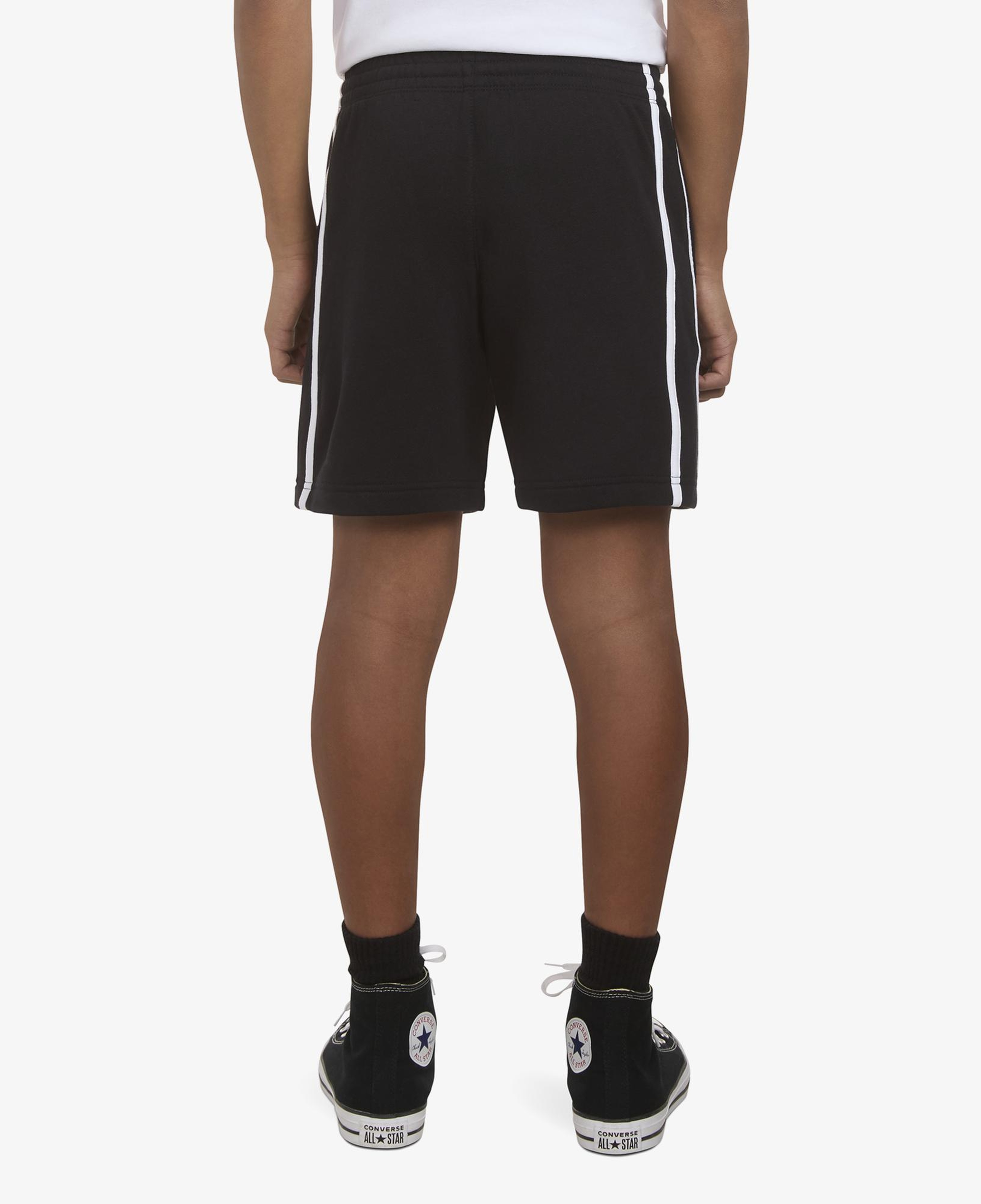 Converse Side Stripe Retro Çocuk Siyah Şort