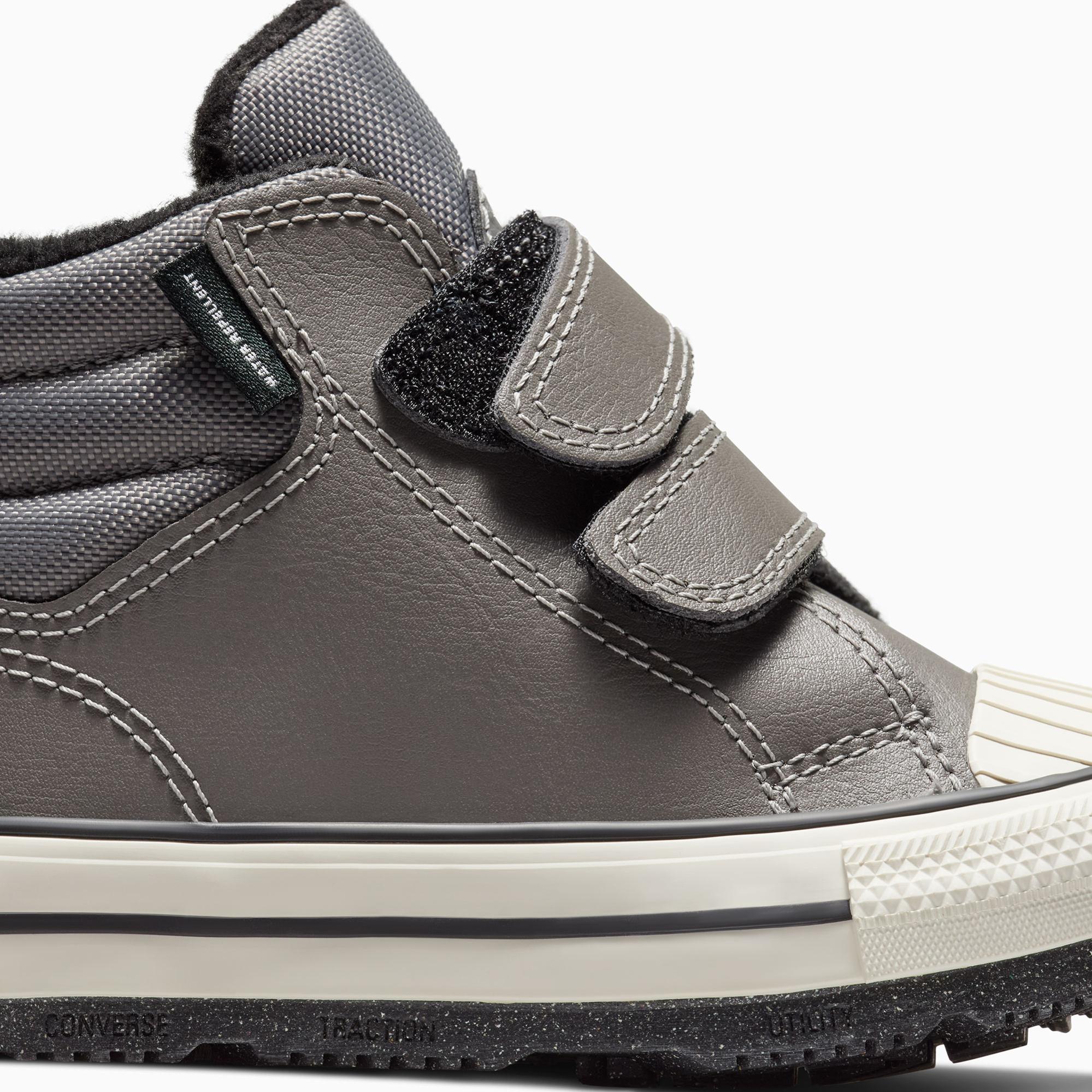 Converse Chuck Taylor All Star Berkshire Çocuk Gri Deri Bot