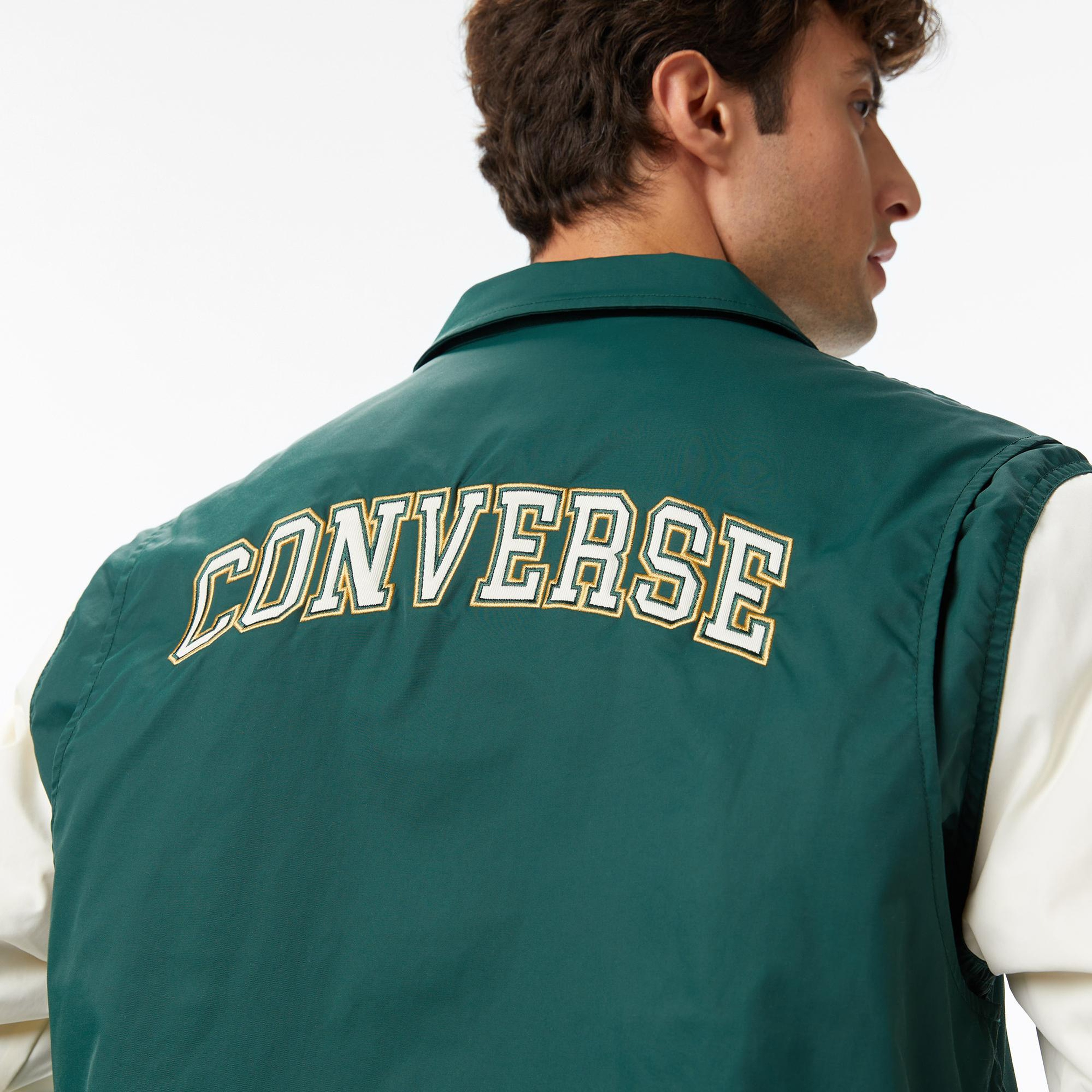 Converse Erkek Renk Bloklu Yeşil Yağmurluk