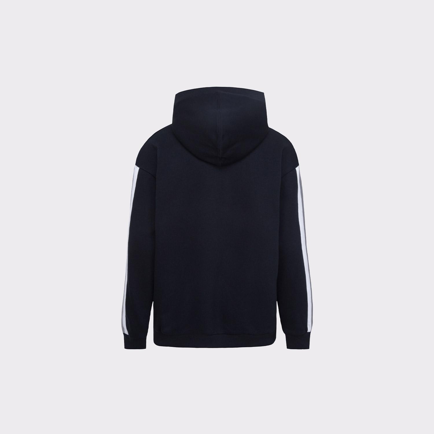 Converse Rec Club Ft Stripe Pullover Çocuk Siyah Hoodie