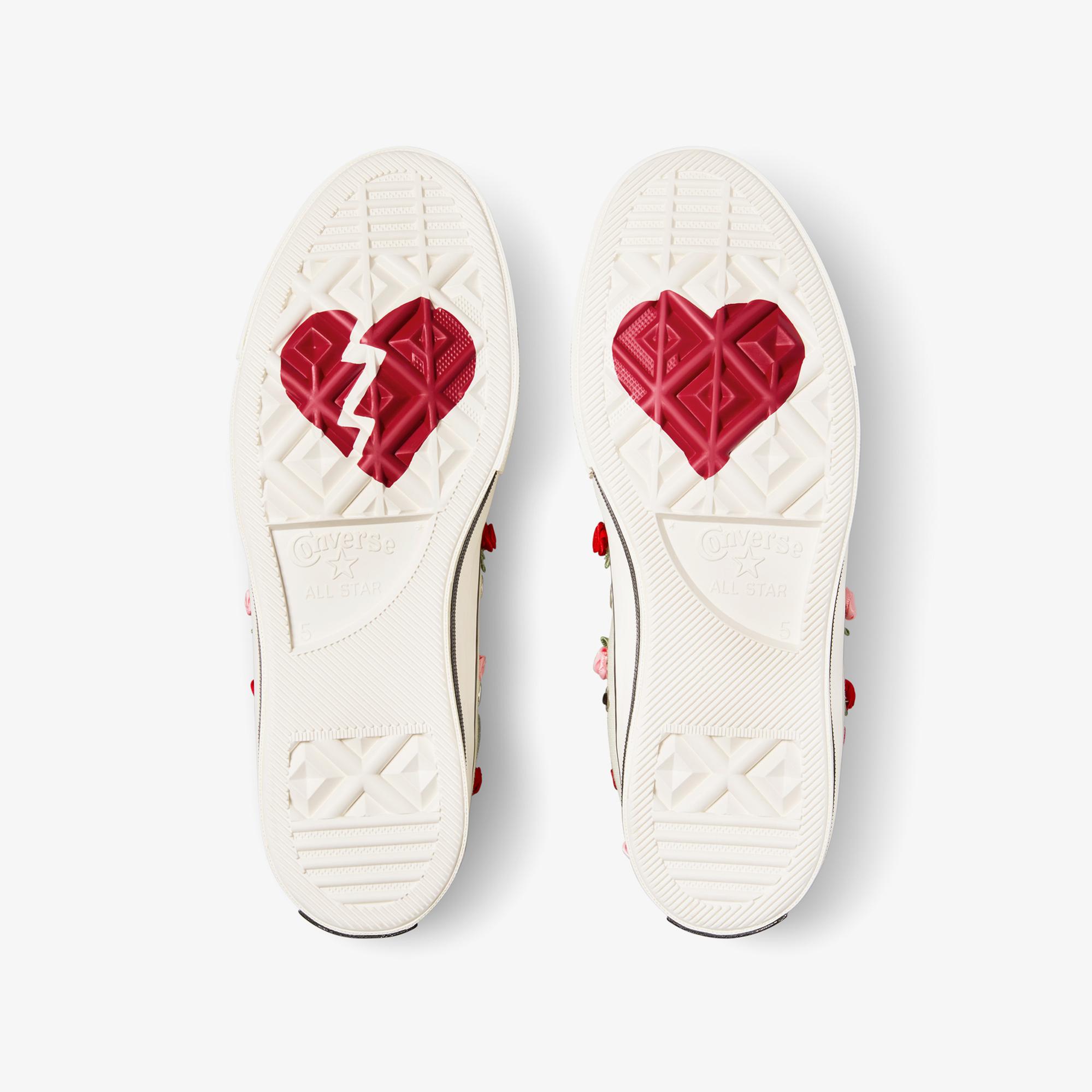 Converse Chuck 70 Roses Unisex Krem Sneaker