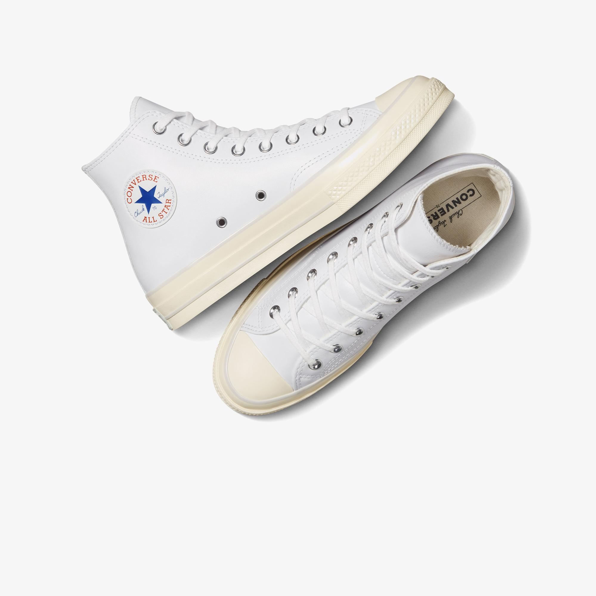 Converse Chuck 70 Leather Unisex Beyaz Sneaker