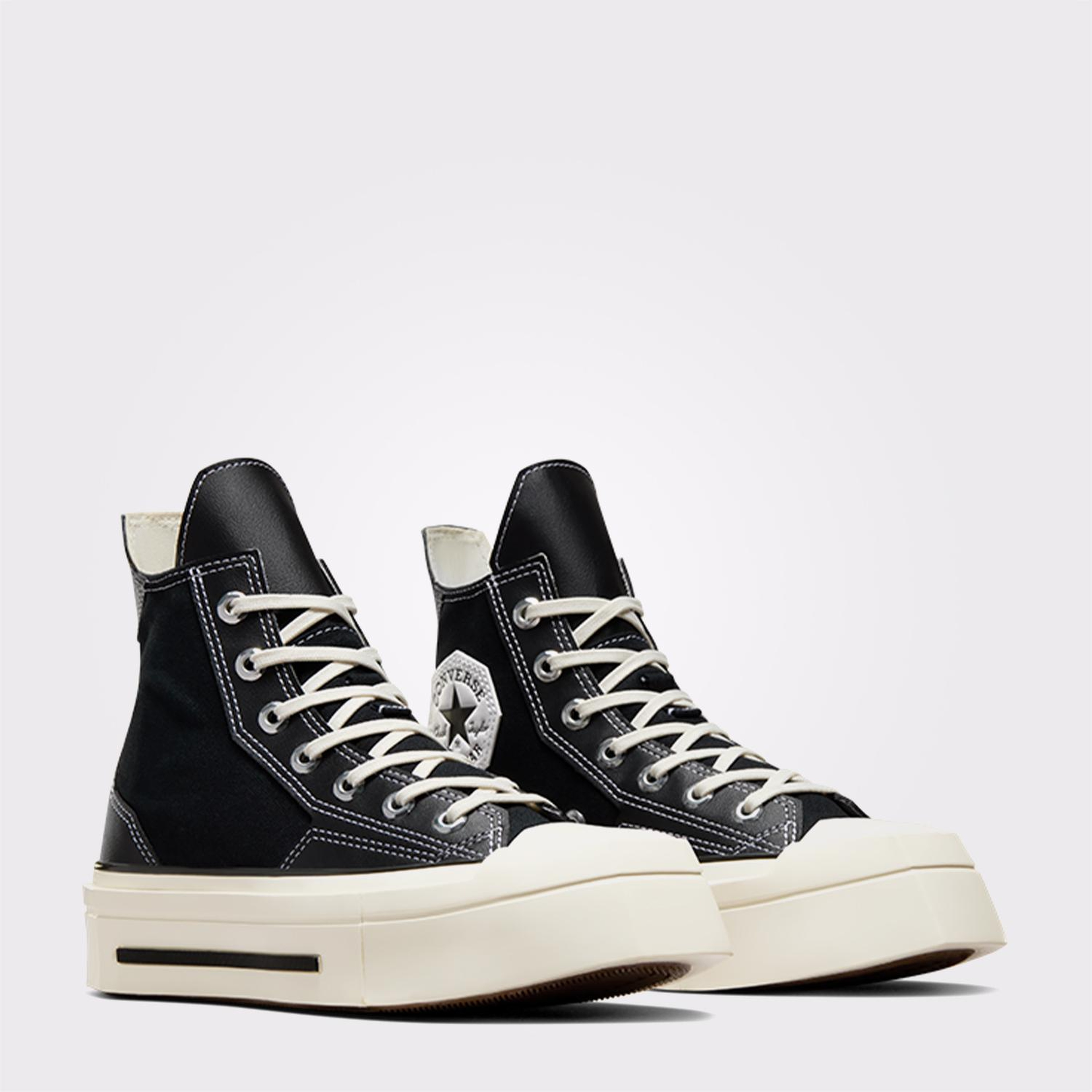 Converse Chuck 70 De Luxe Squared Unisex Siyah Platform Sneaker