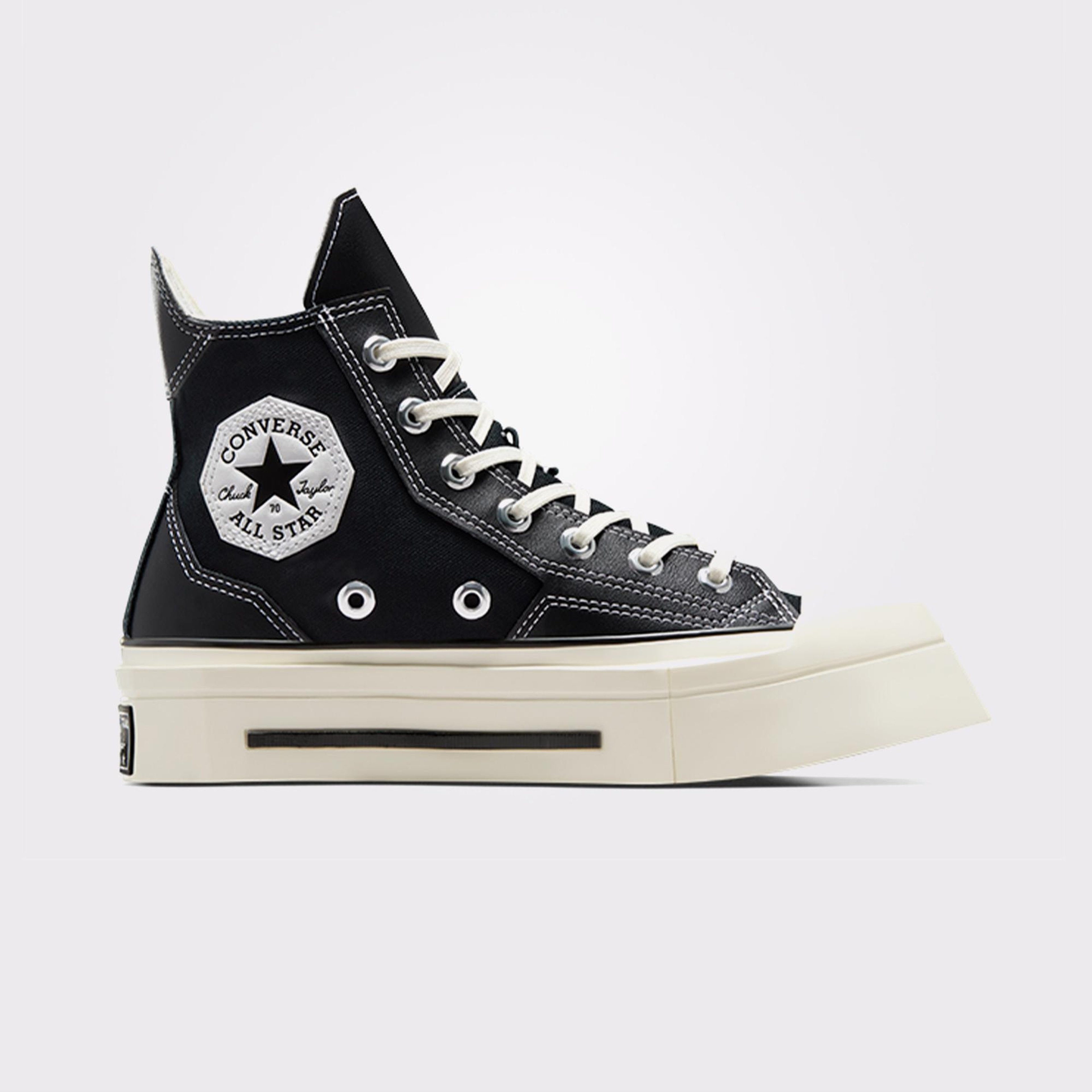 Converse Chuck 70 De Luxe Squared Unisex Siyah Platform Sneaker