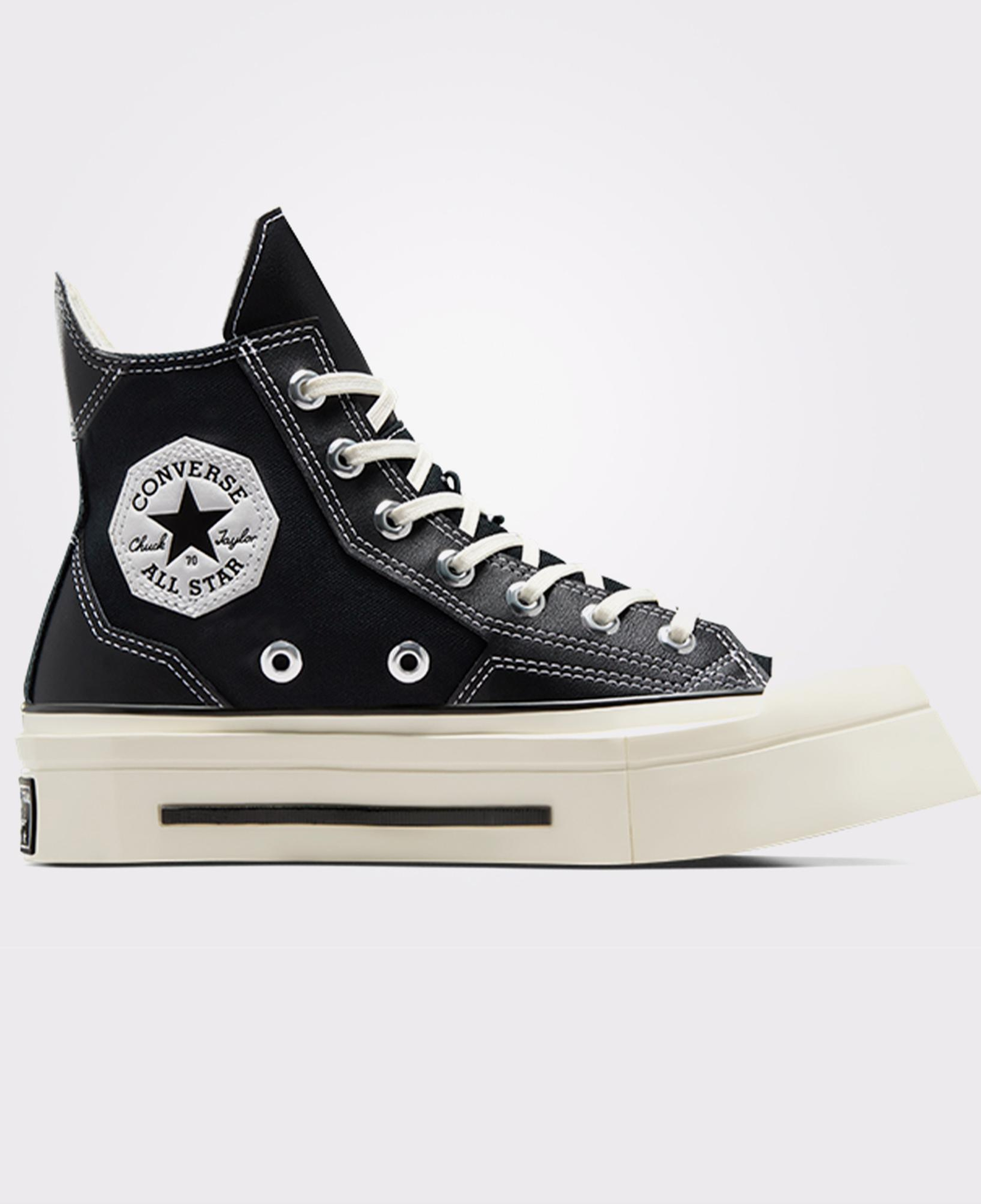 Converse Chuck 70 De Luxe Squared Unisex Siyah Platform Sneaker