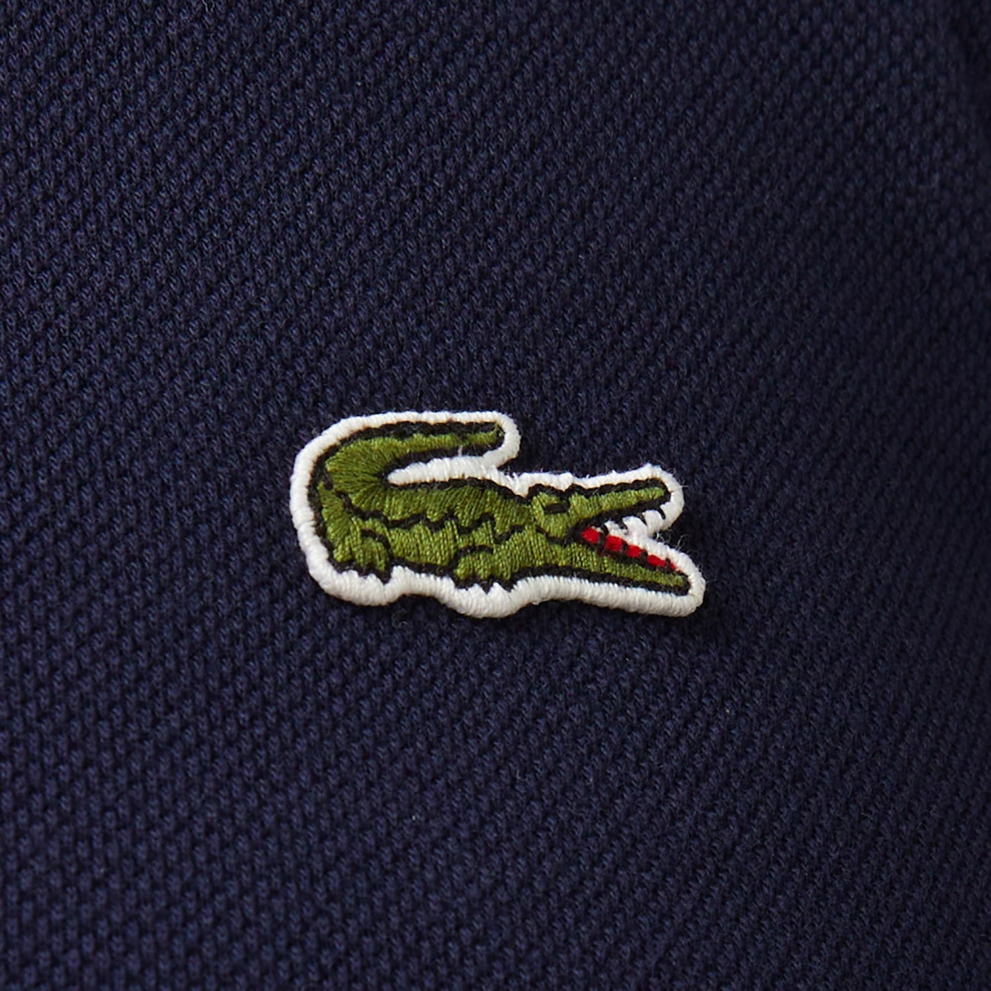 Lacoste Kadın Slim Fit Kolsuz Renk Bloklu Lacivert Elbise