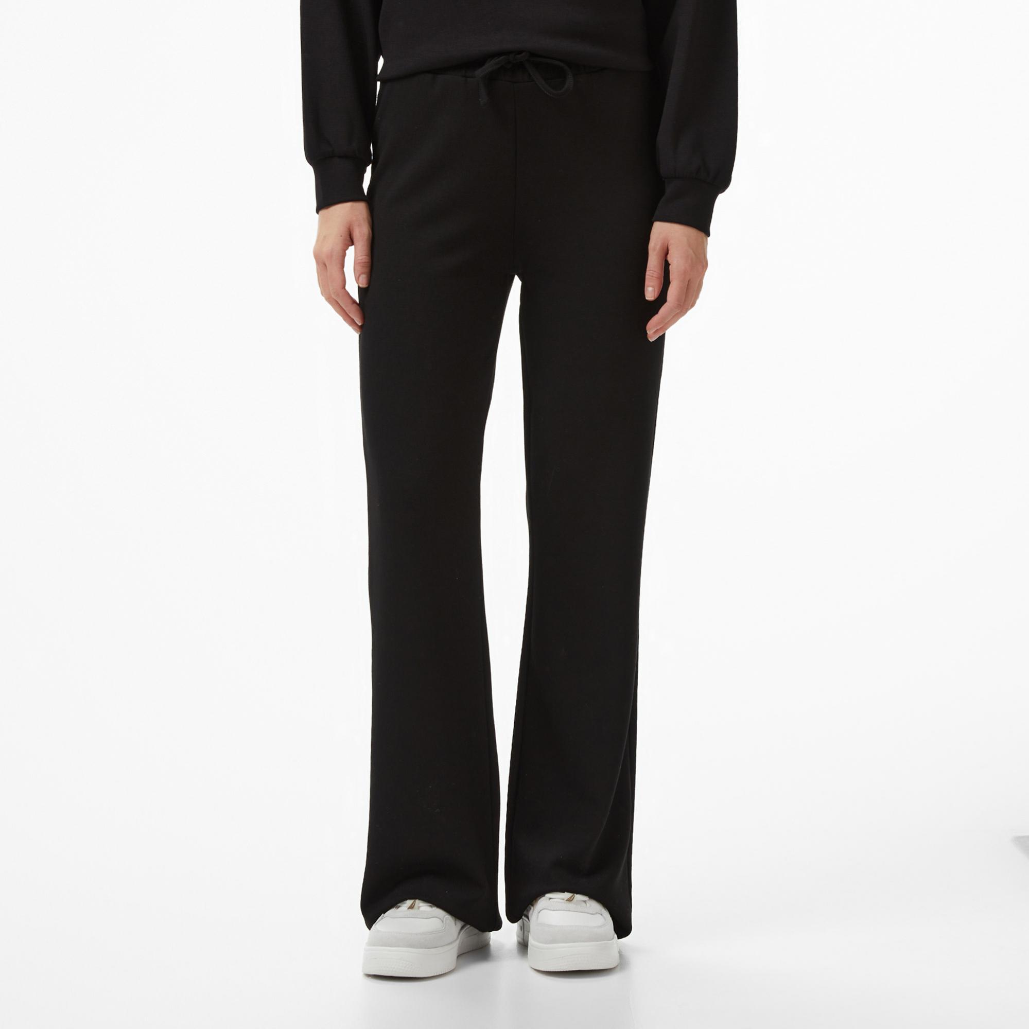 Nautica Kadın Siyah Regular Fit Eşofman Altı