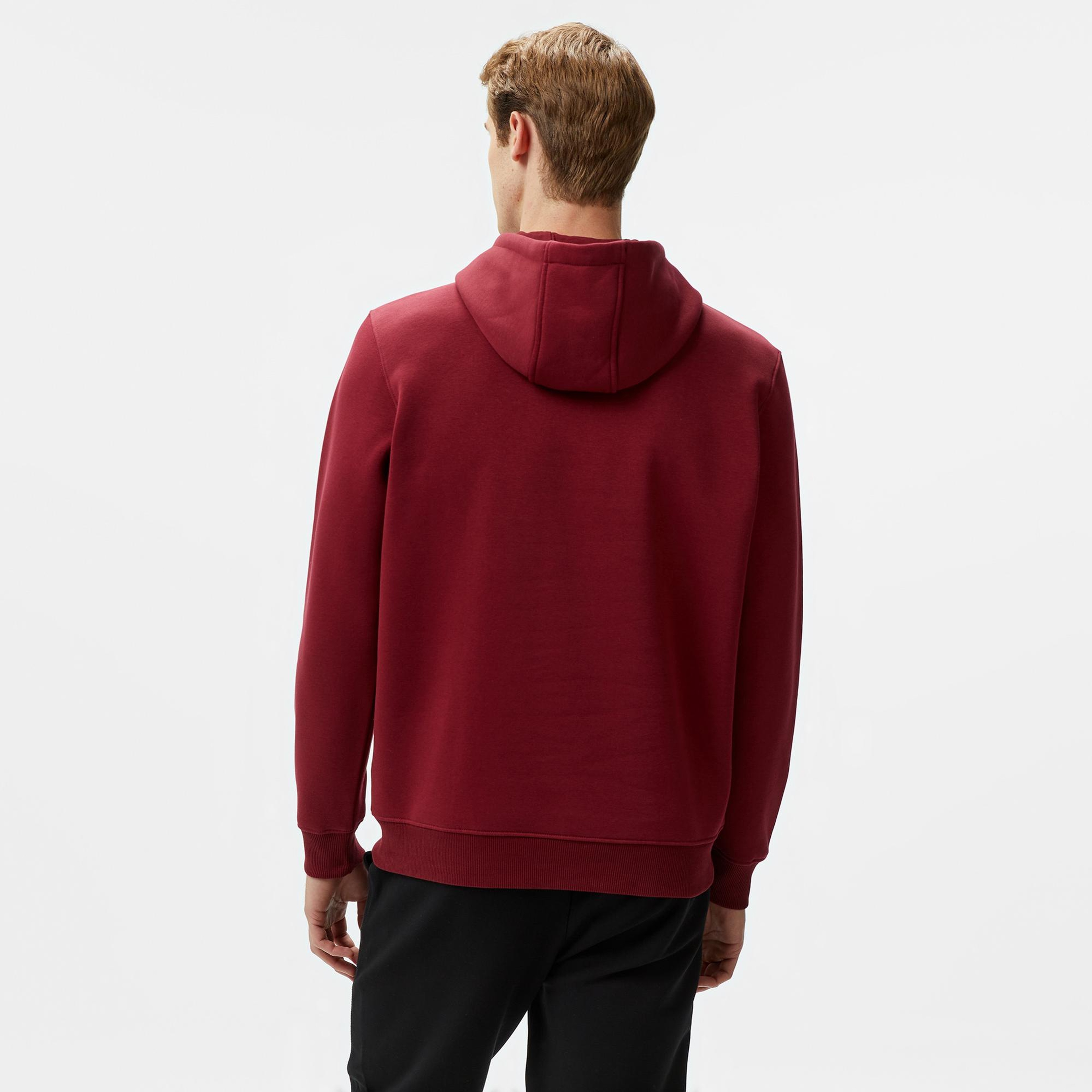 Nautica Erkek Bordo Regular Fit Sweatshirt