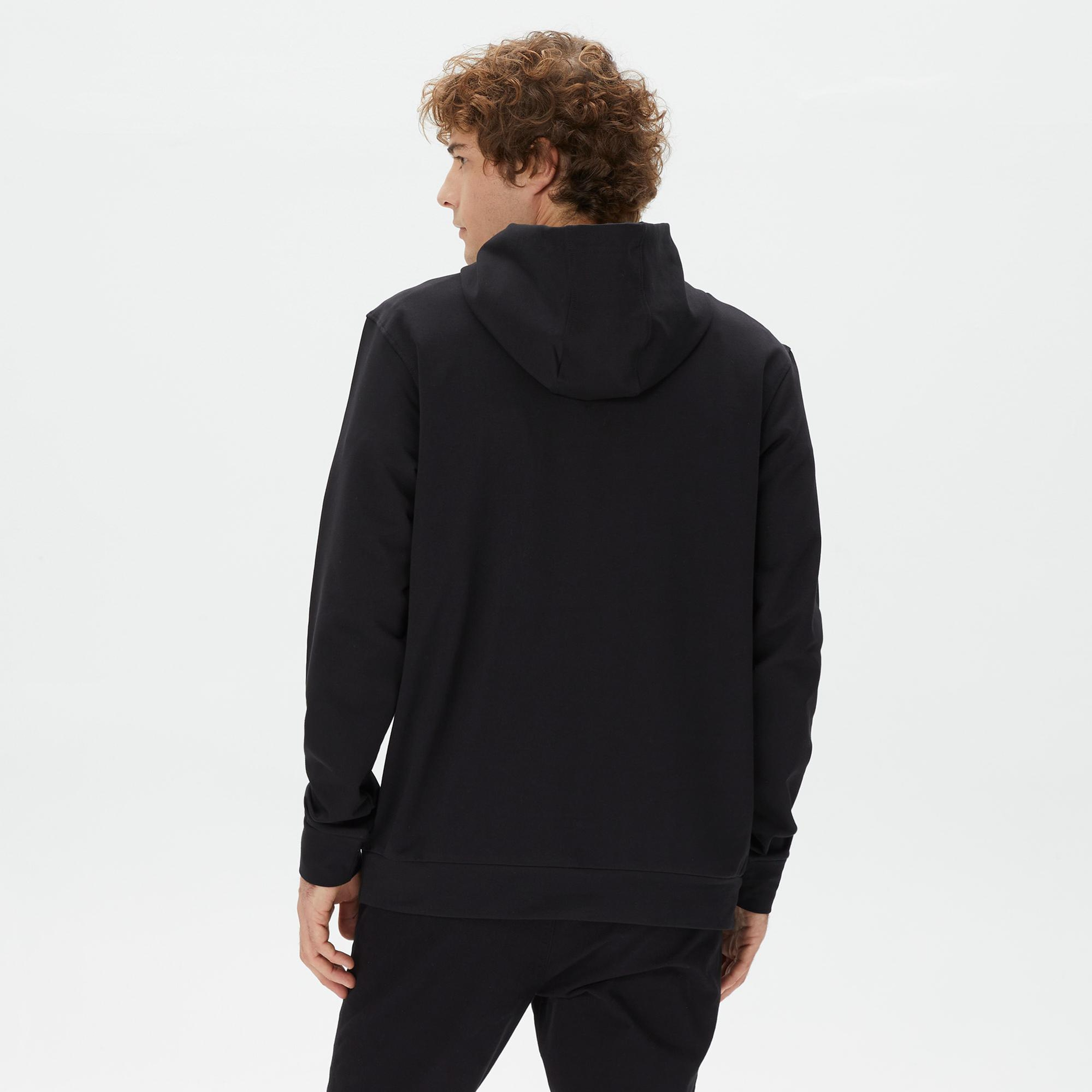 Nautica Erkek Siyah Standart Fit Sweatshirt