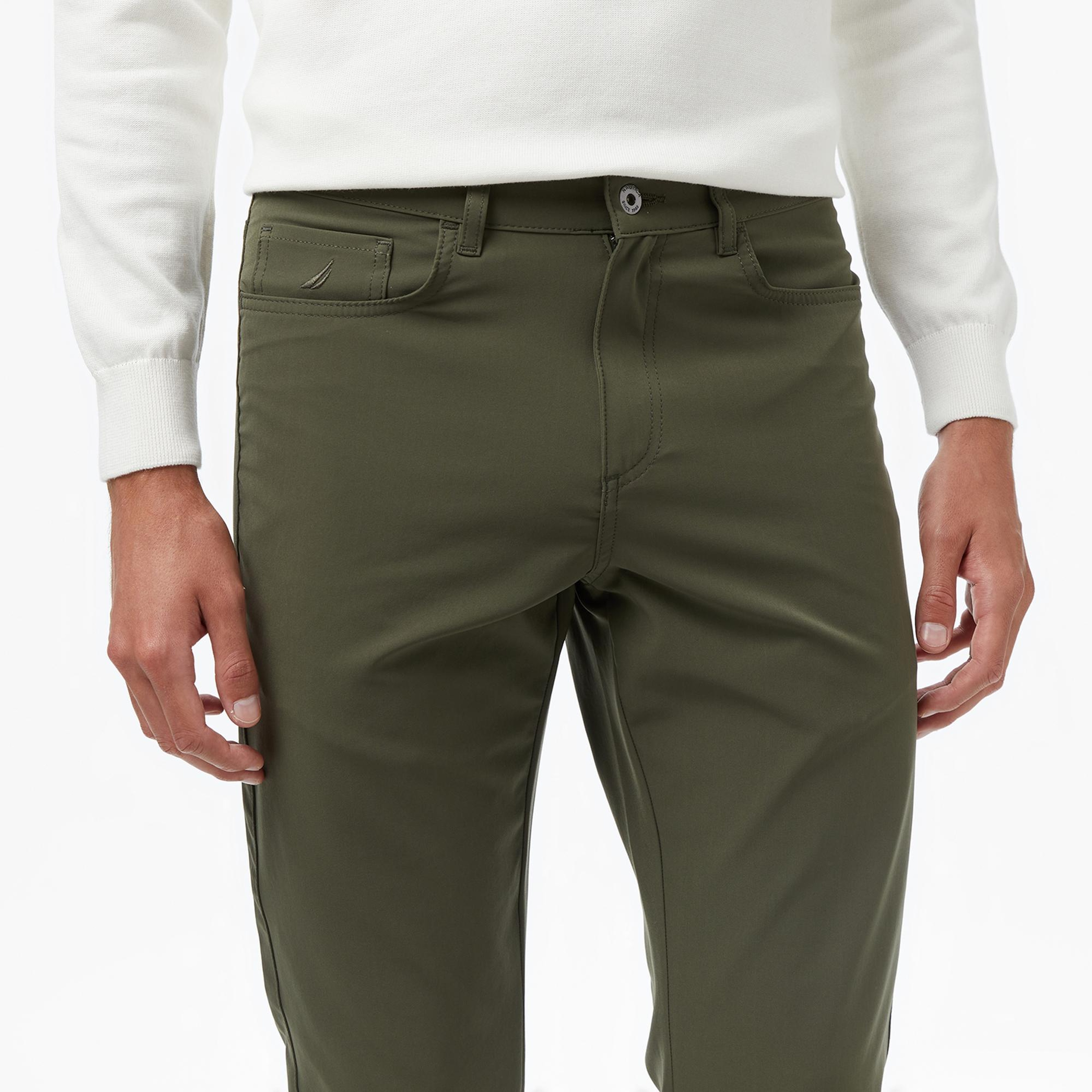 Nautica Erkek Yeşil Slim Fit Pantolon