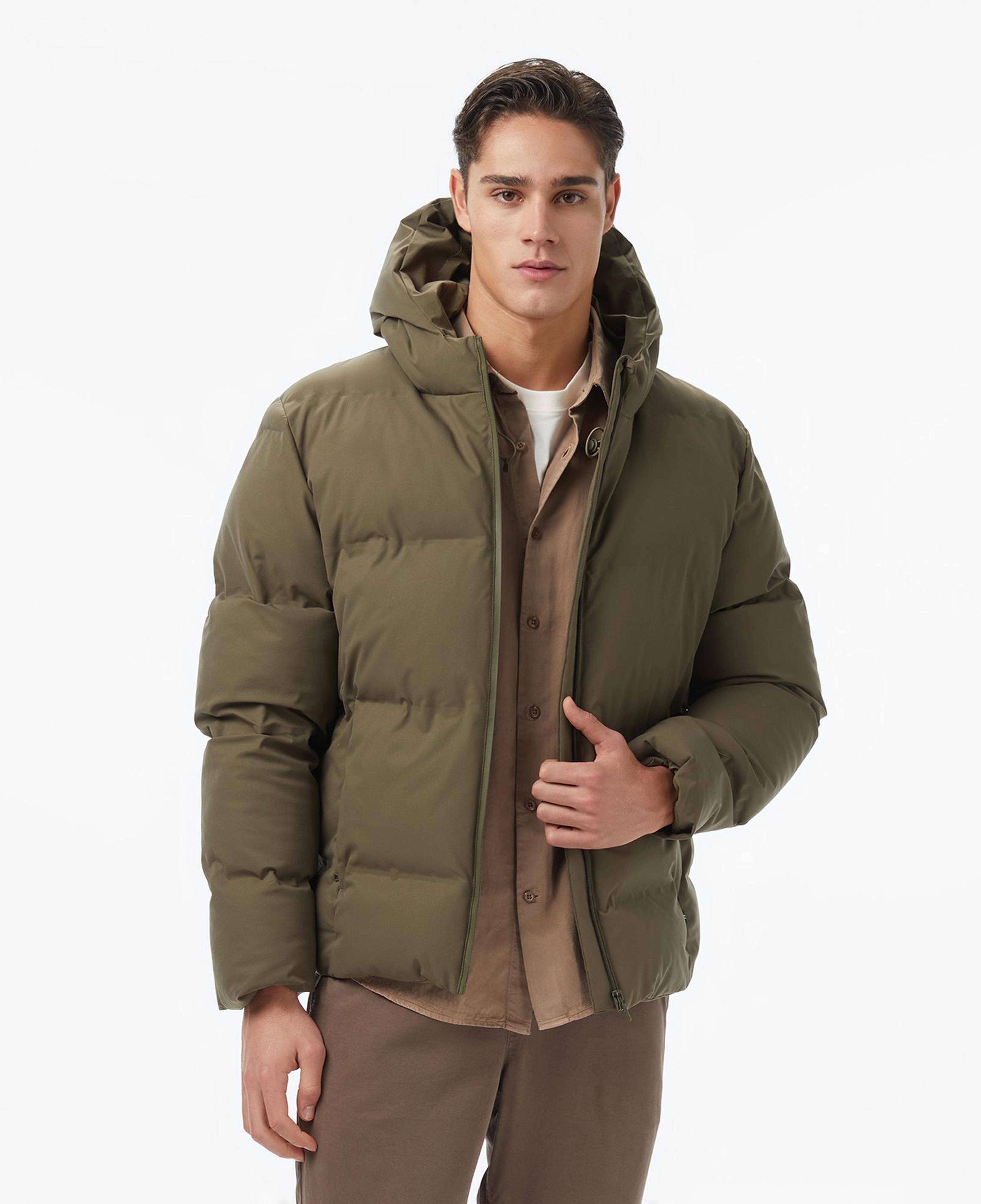 Nautica Erkek Yeşil Regular Fit Mont