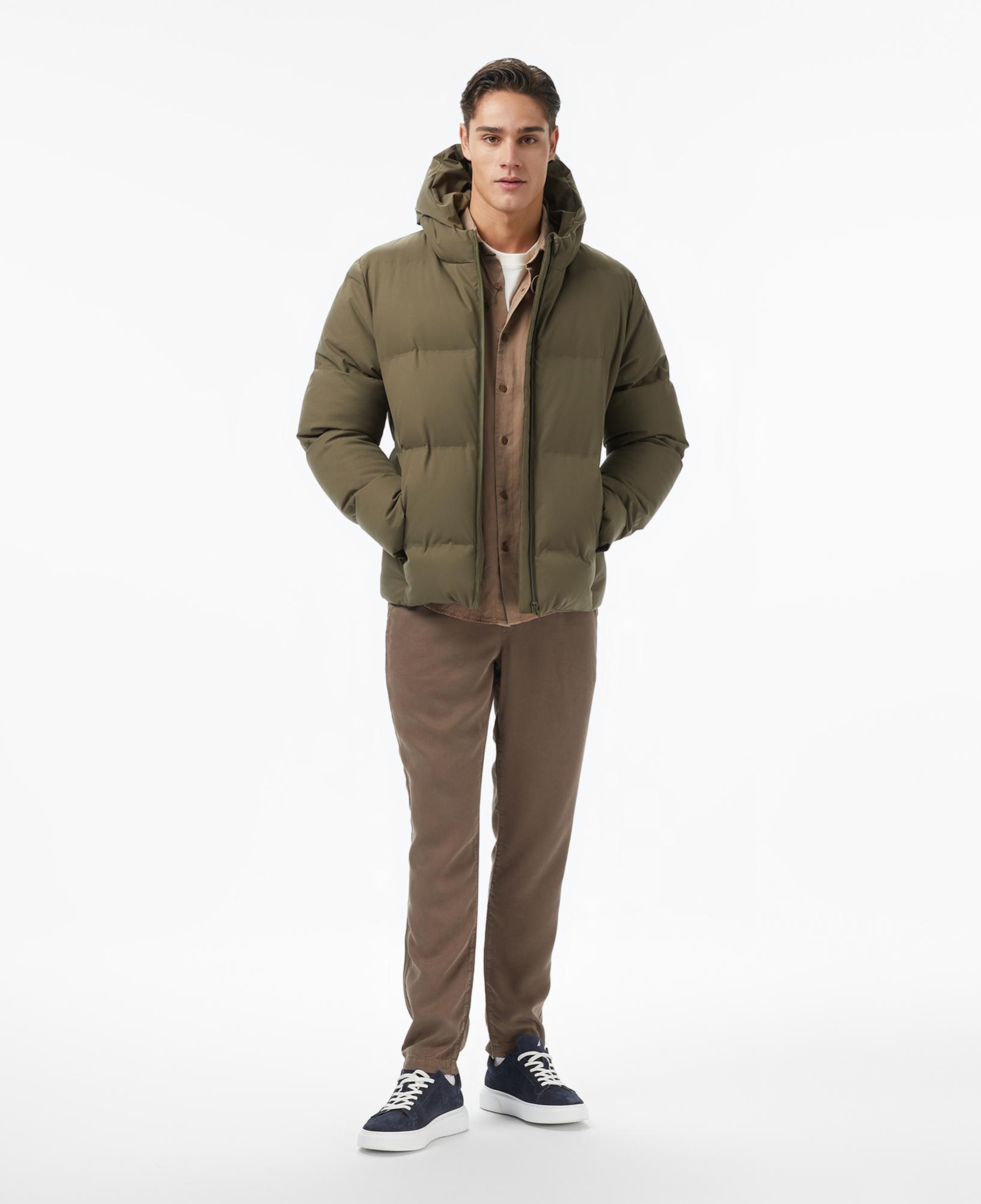 Nautica Erkek Yeşil Regular Fit Mont