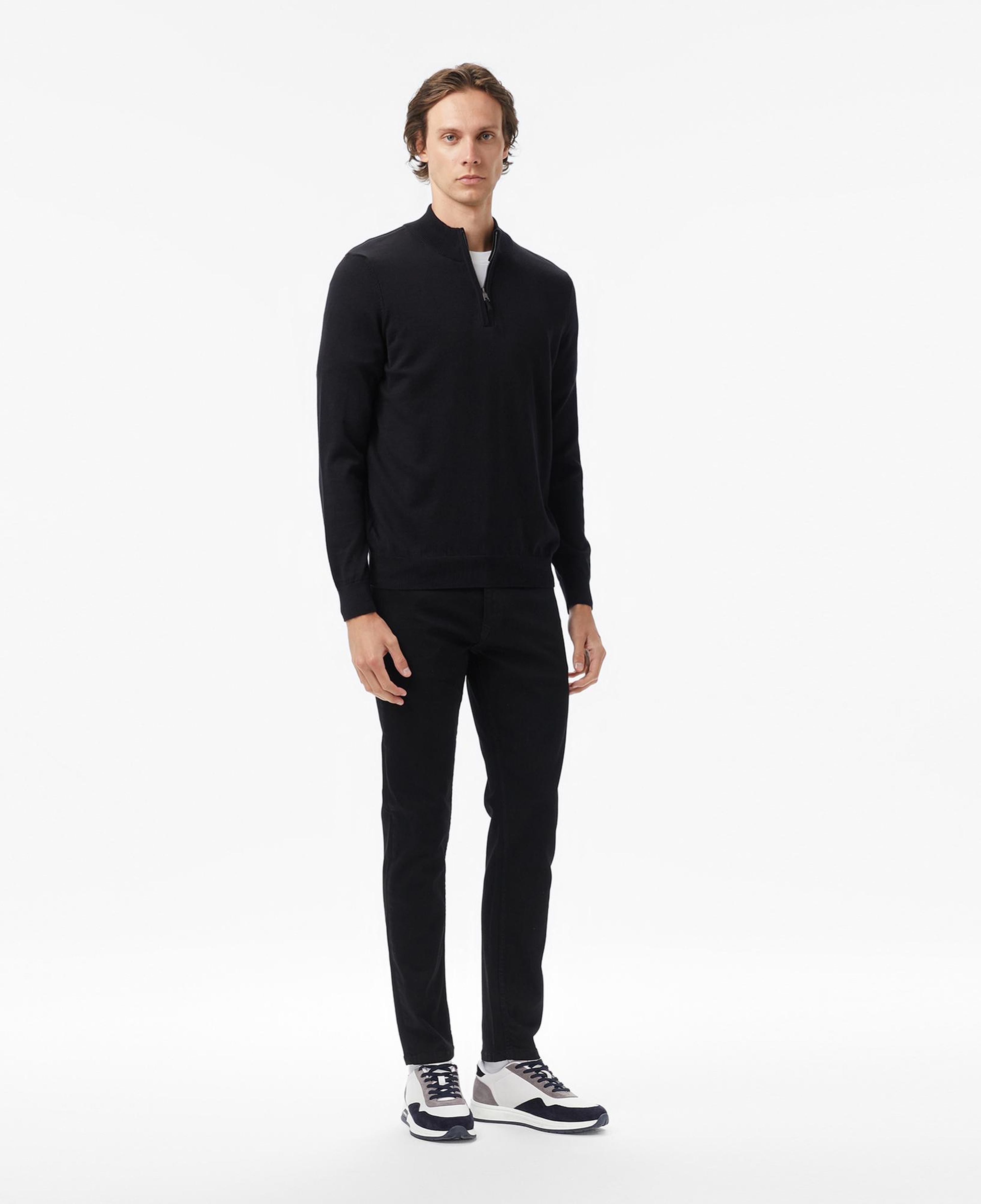 Nautica Erkek Siyah Classic Fit Kazak