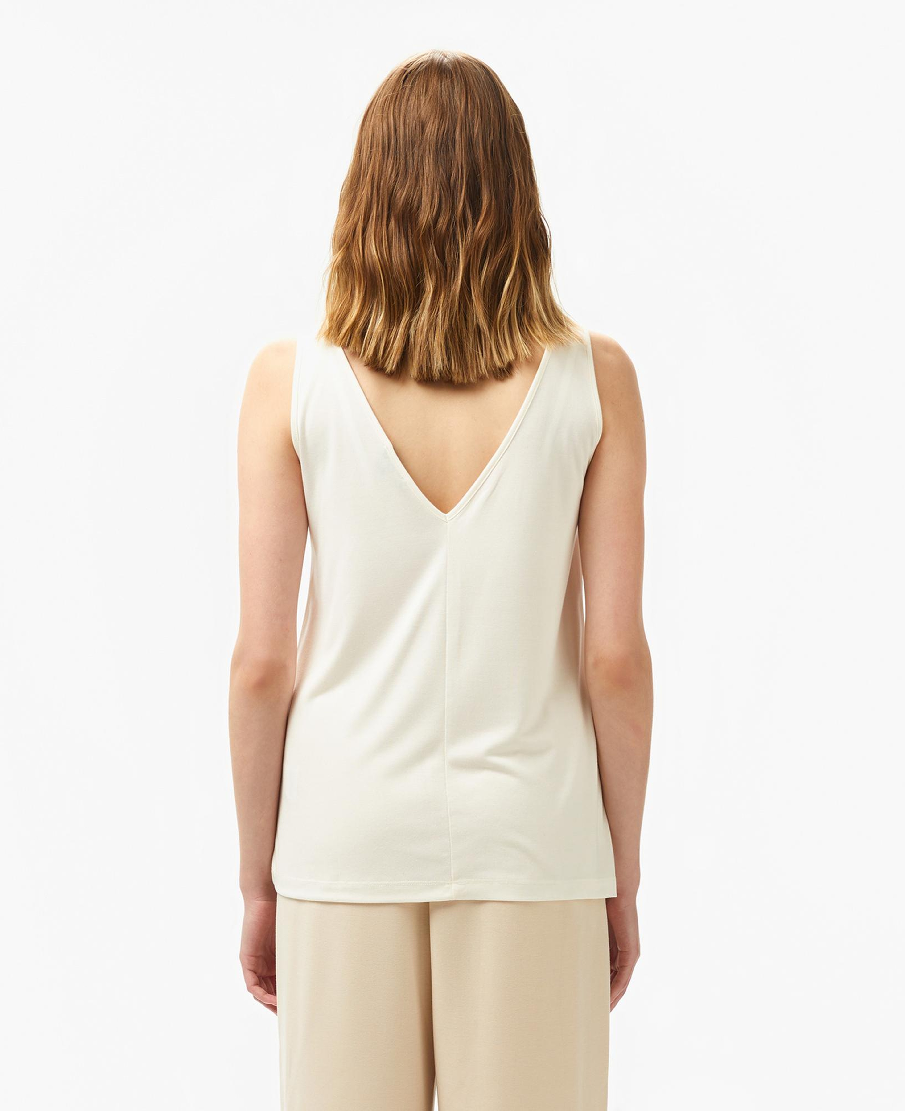 Nautica Kadın Krem Rengi Relaxed Fit T-Shirt