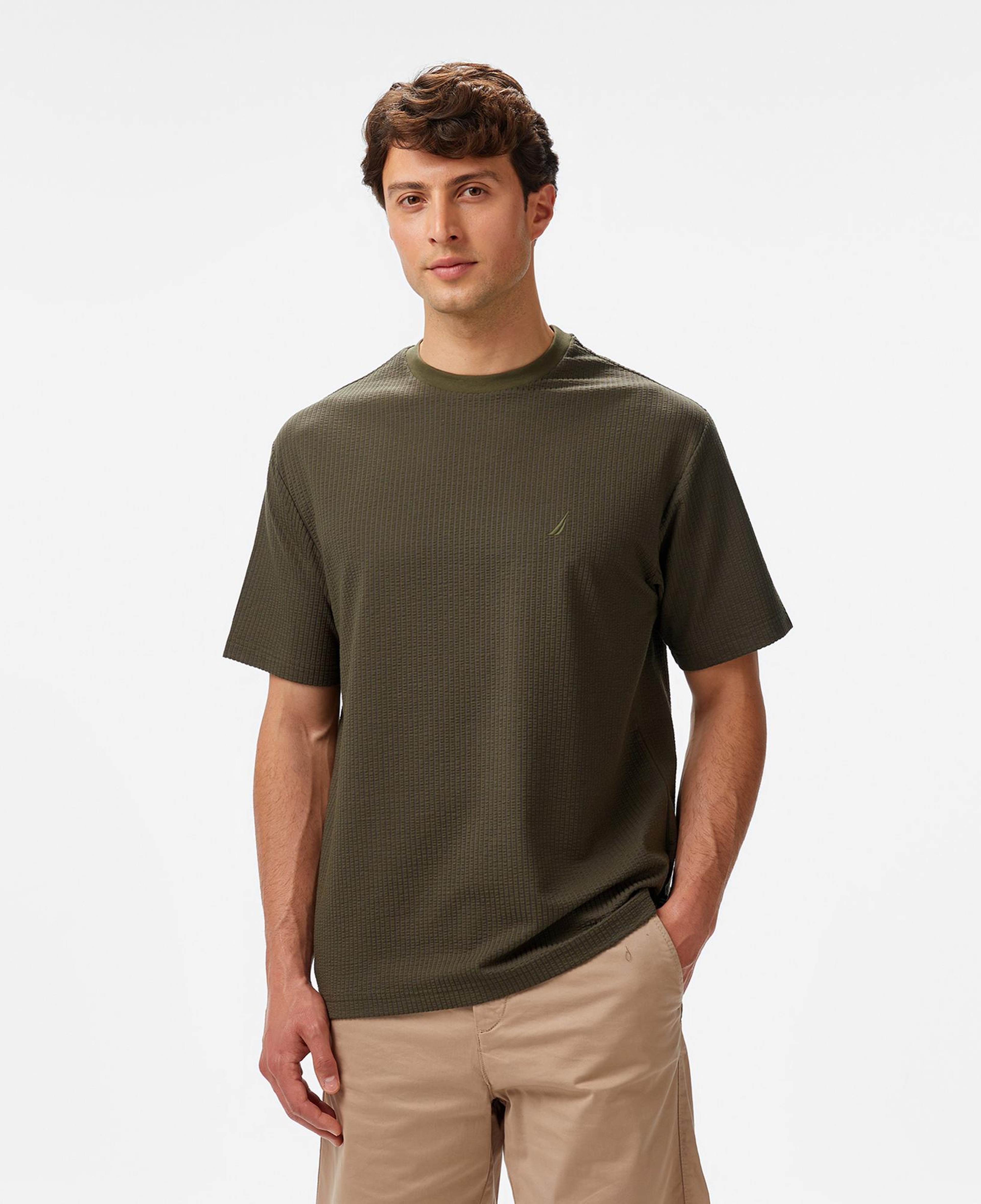 Nautica Erkek Yeşil Comfort Fit T-Shirt