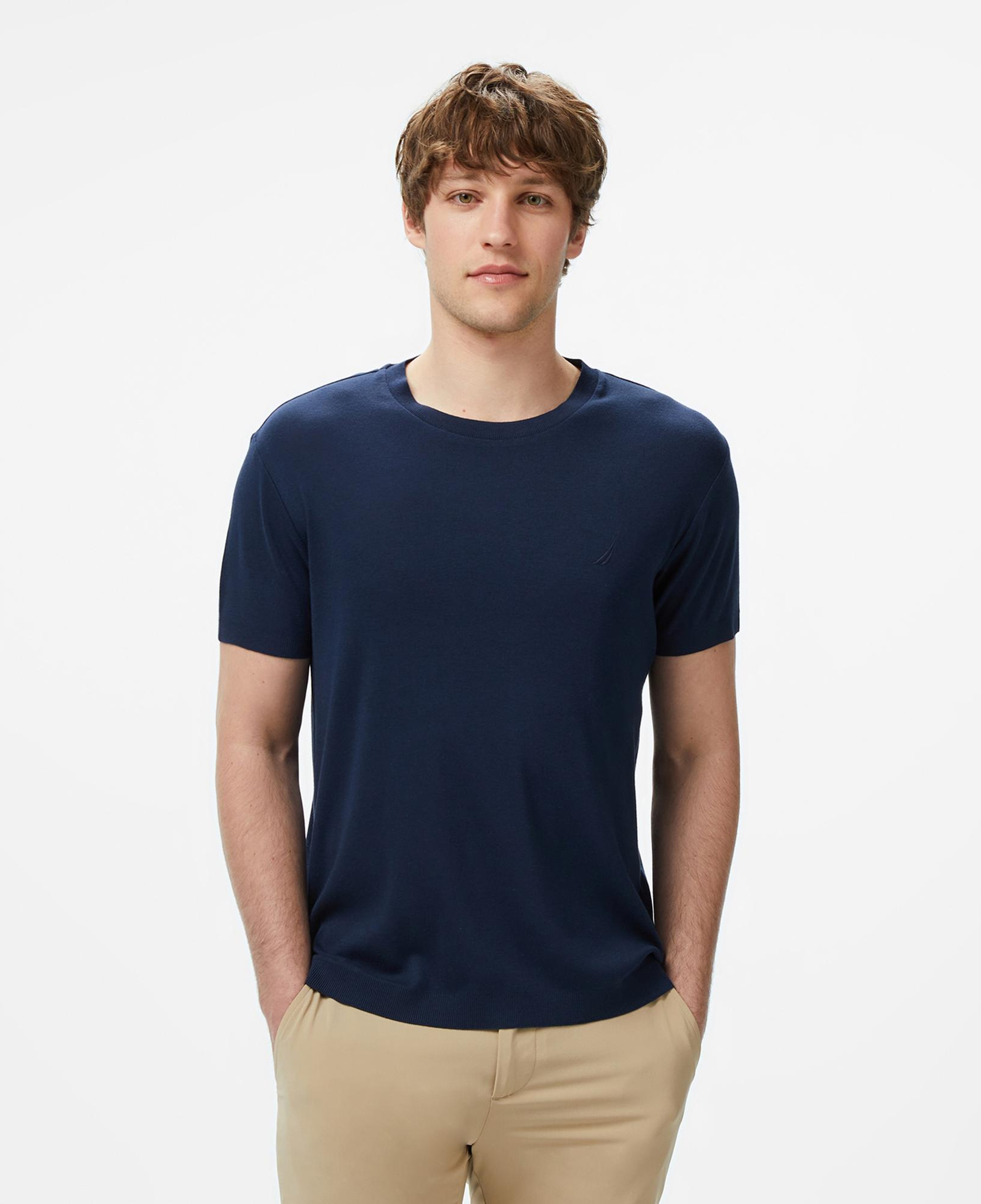 Nautica Erkek Lacivert Regular Fit T-Shirt