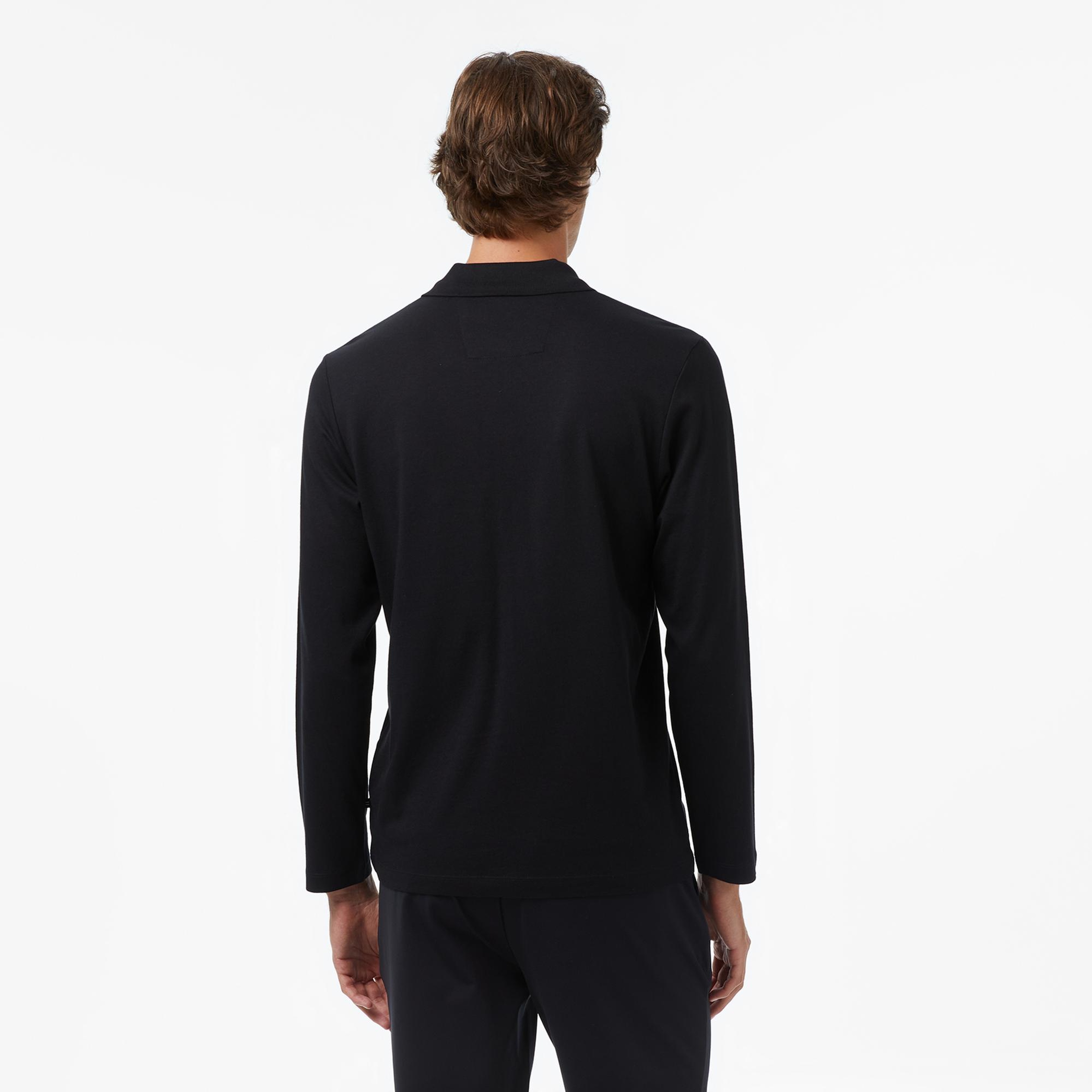 Nautica Erkek Siyah Classic Fit Polo Yaka T-Shirt