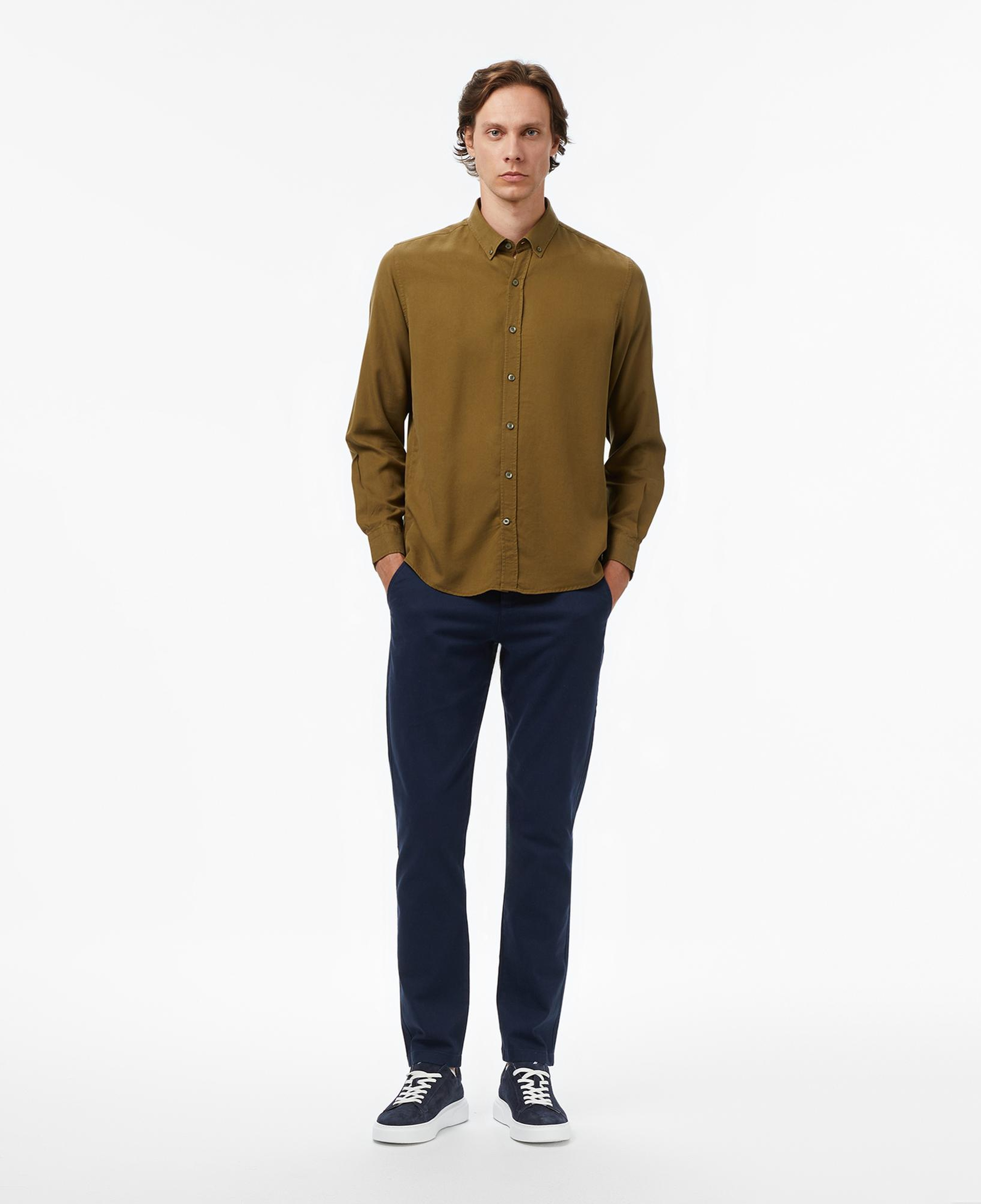 Nautica Erkek Yeşil Classic Fit Gömlek