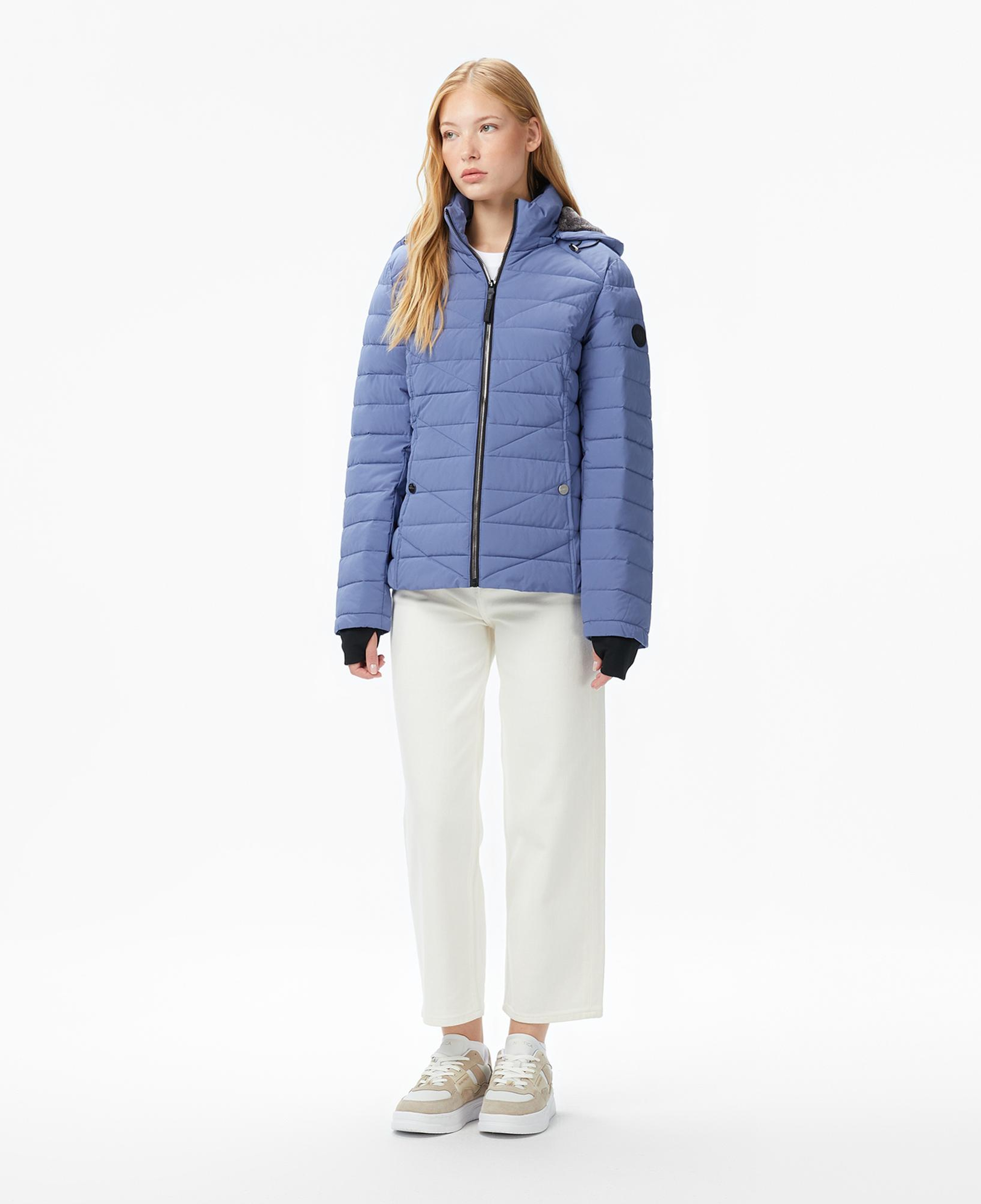 Nautica Kadın Mavi Regular Fit Mont