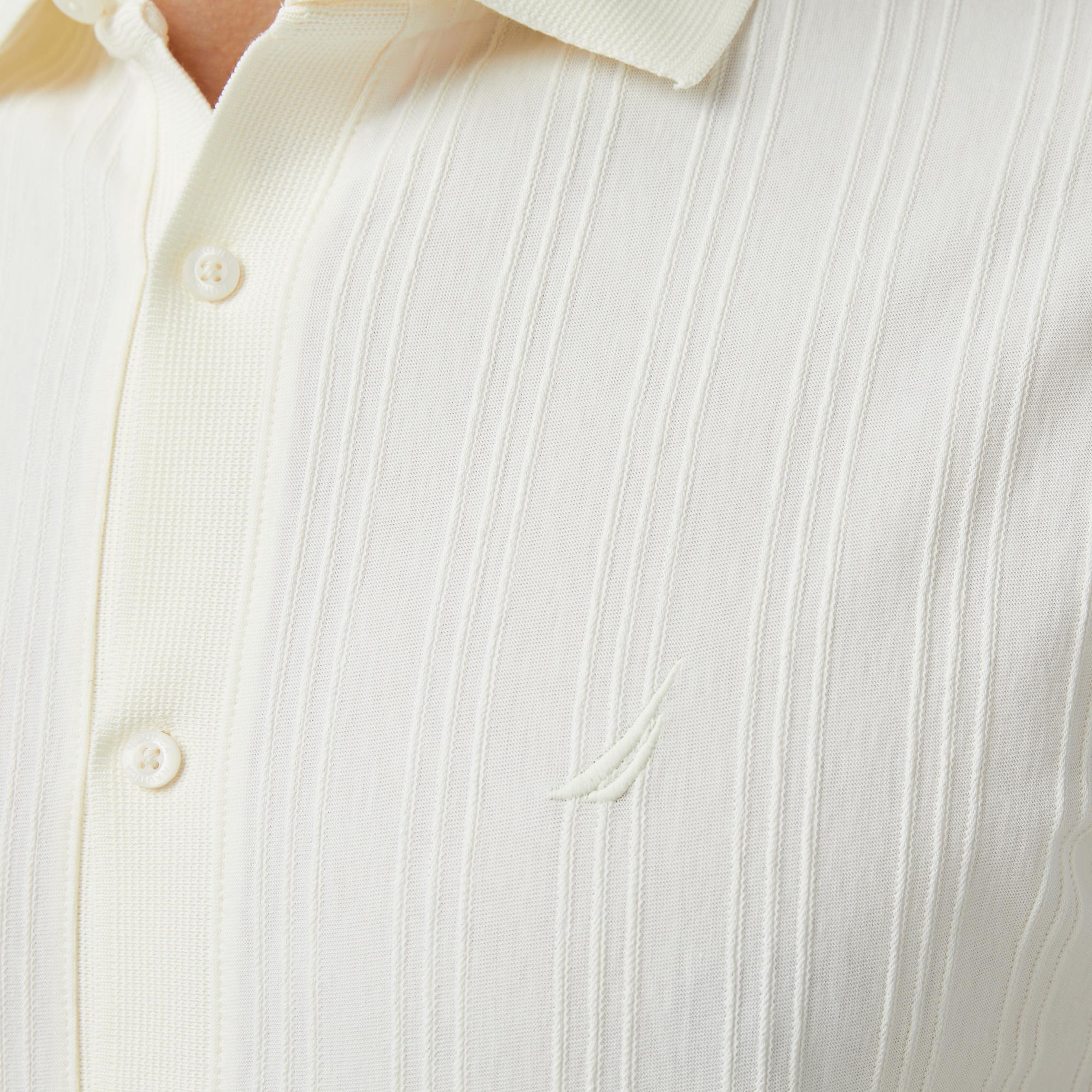 Nautica Erkek Beyaz Classic Fit Polo