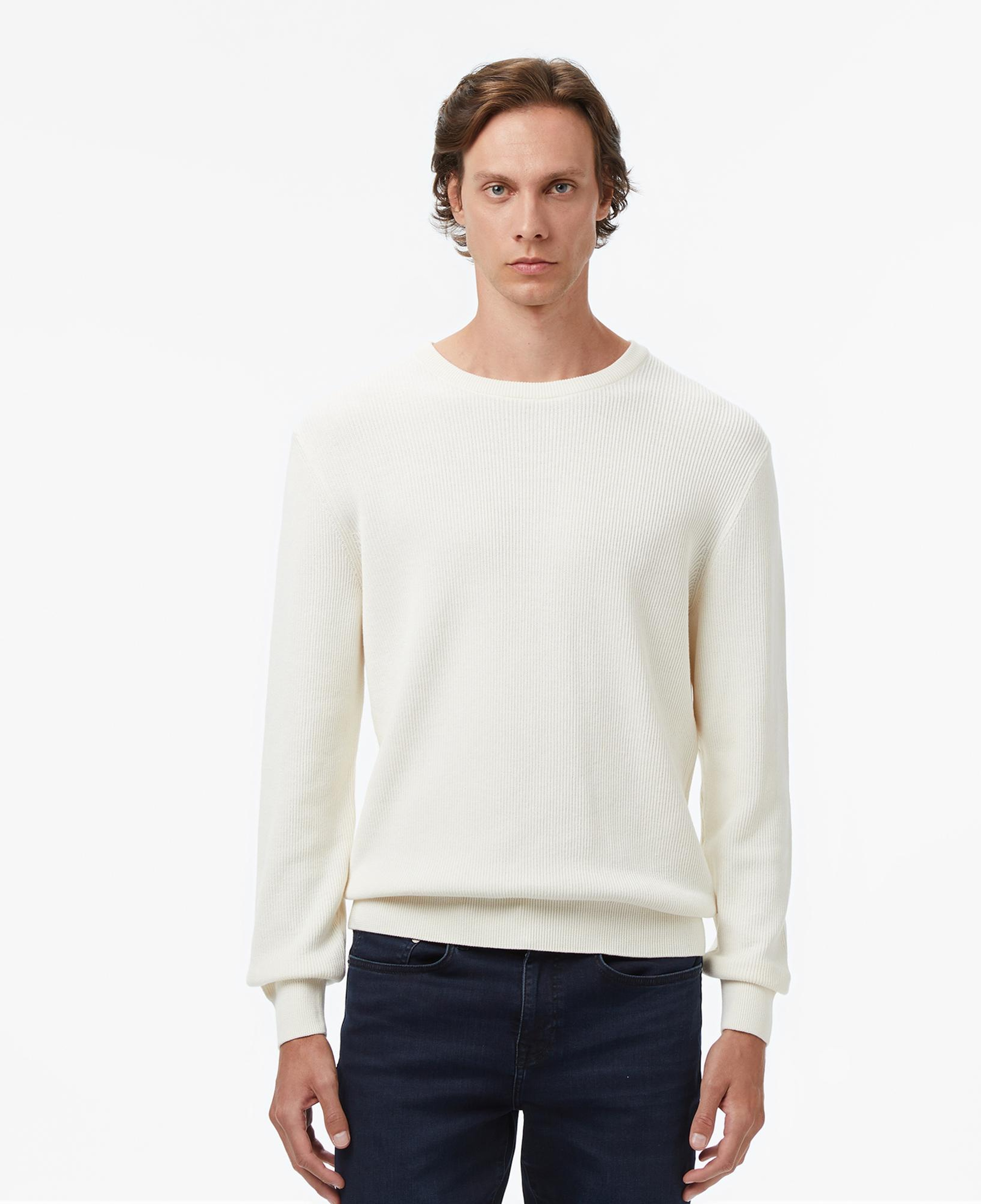 Nautica Erkek Krem Rengi Classic Fit Kazak