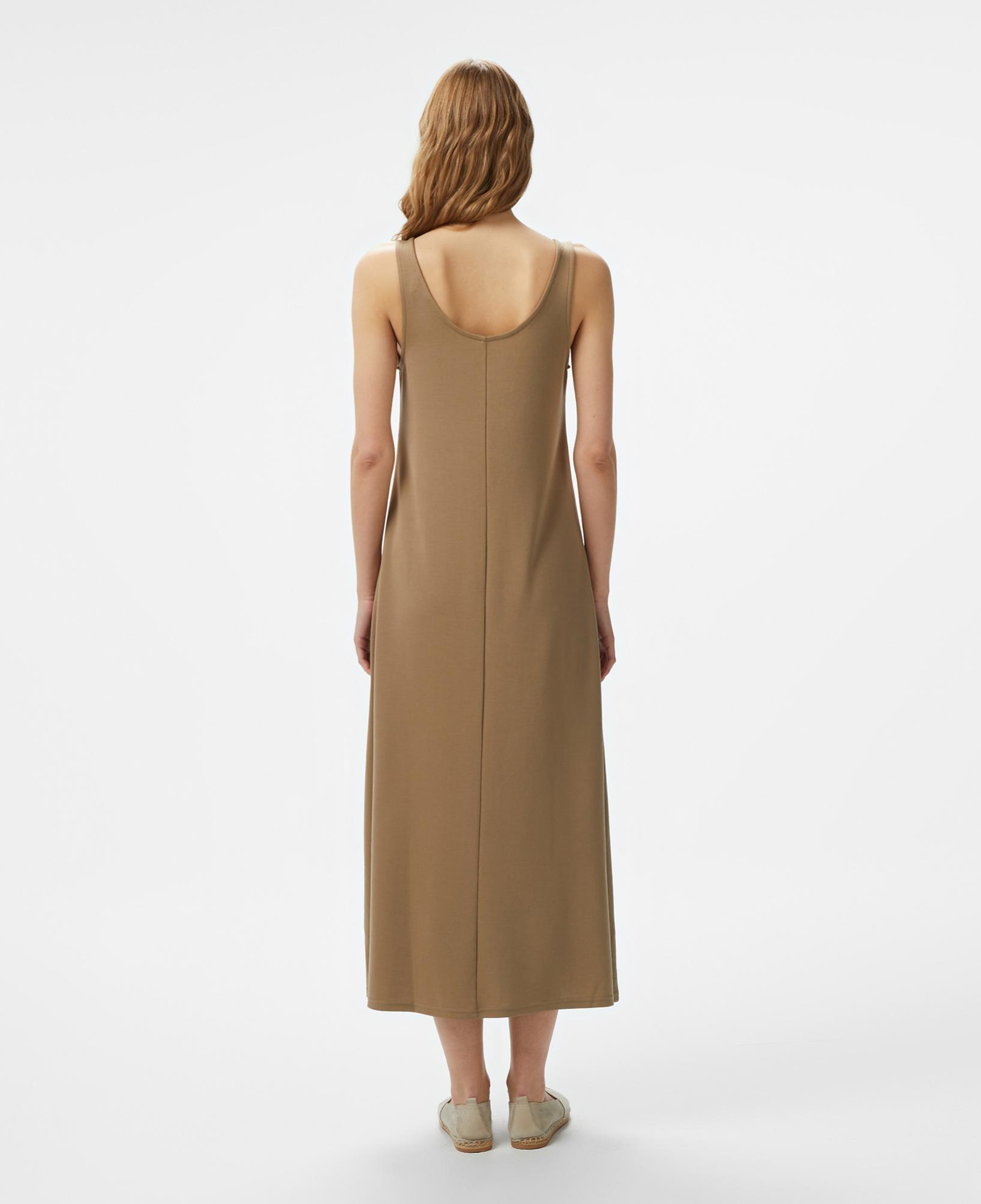 Nautica Kadın Yeşil V Yaka Kolsuz Elbise